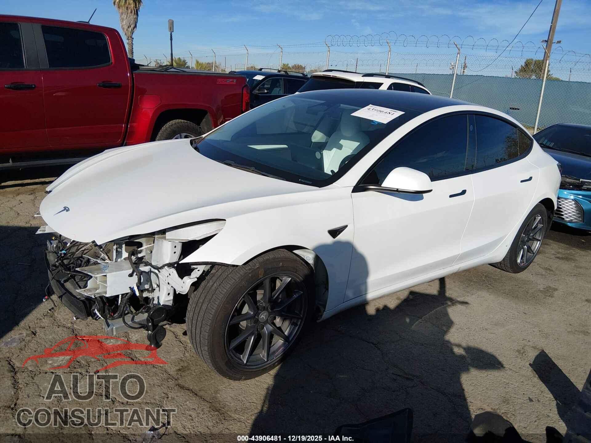 TESLA MODEL 3 2022 - 5YJ3E1EA7NF361420