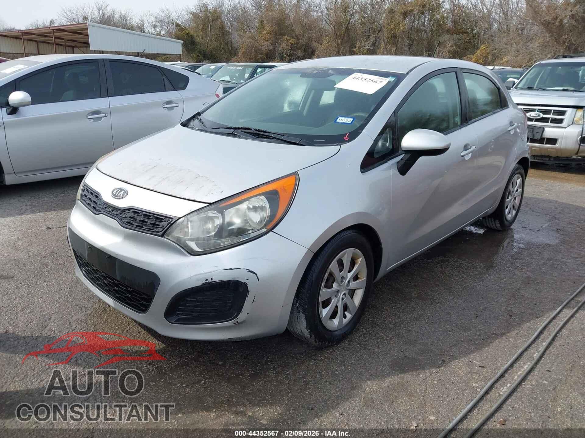 KIA RIO5 2012 - KNADM5A35C6021131