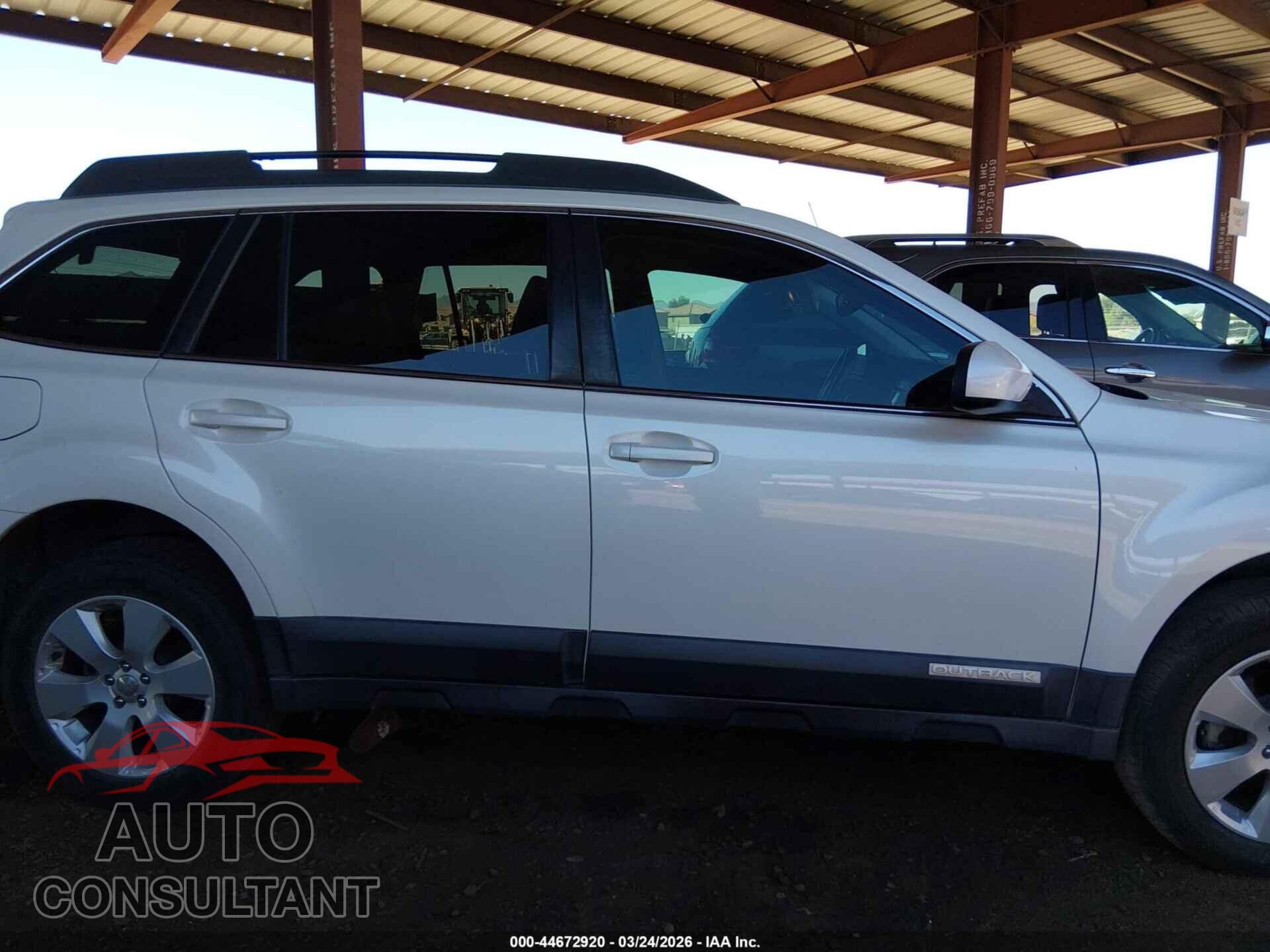 SUBARU OUTBACK 2012 - 4S4BRBCC8C3295220