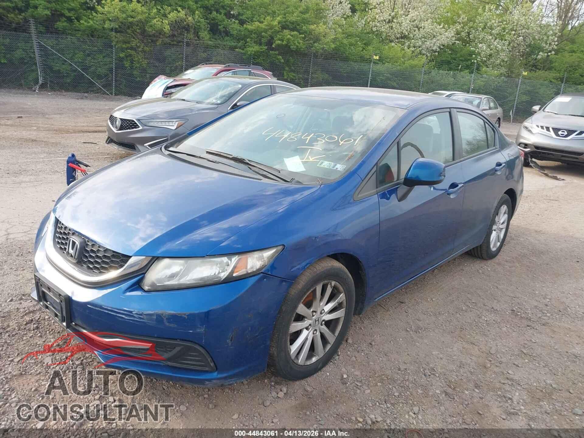 HONDA CIVIC 2013 - 19XFB2F52DE093684