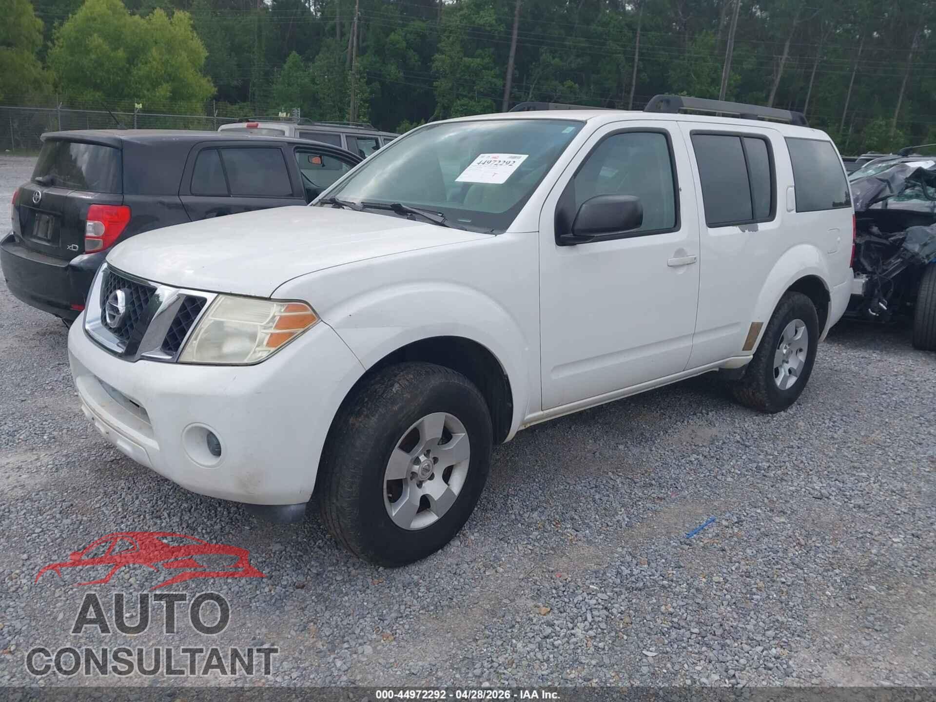 NISSAN PATHFINDER 2011 - 5N1AR1NN5BC617587