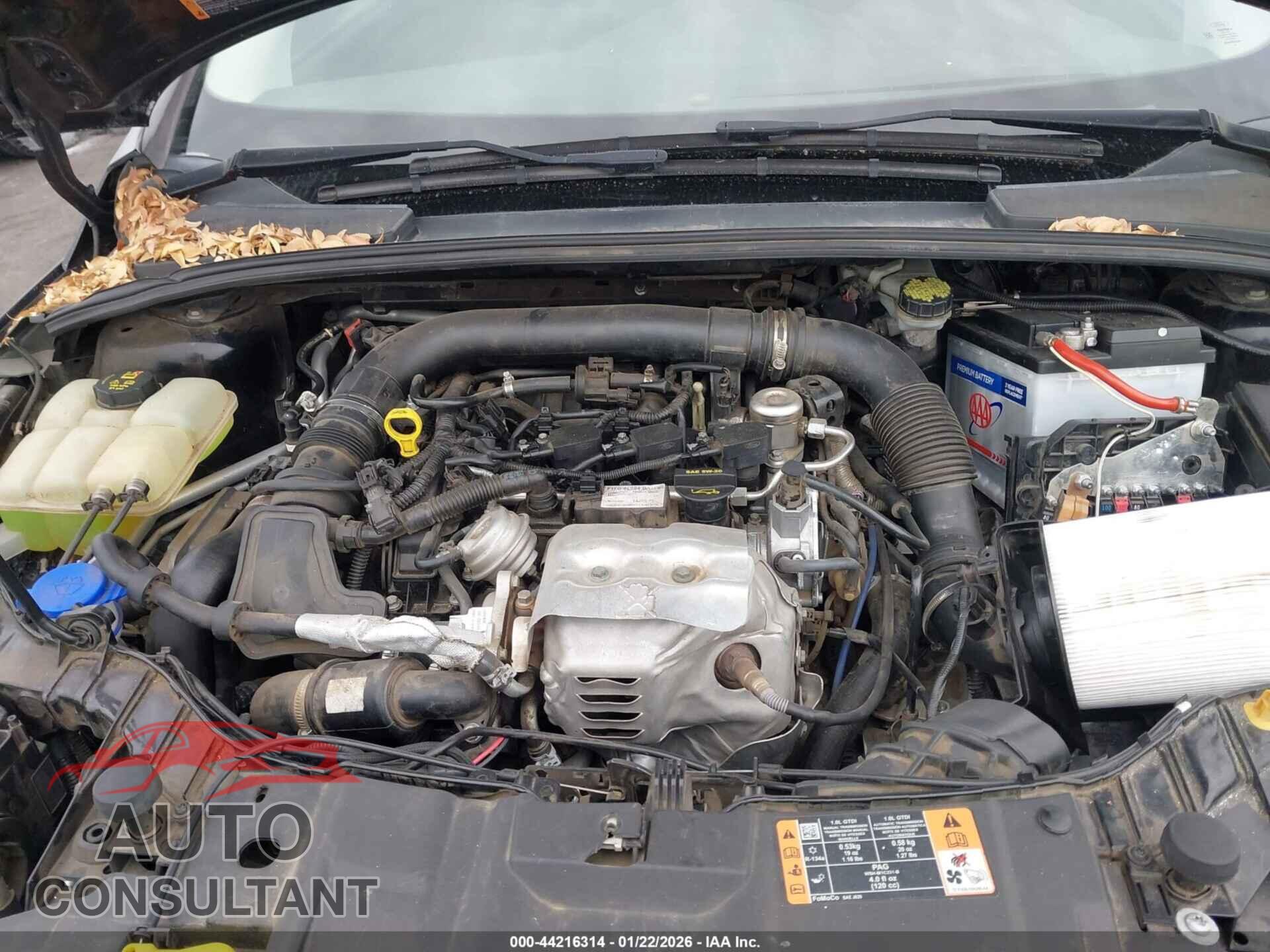FORD FOCUS 2016 - 1FADP3FE9GL216073