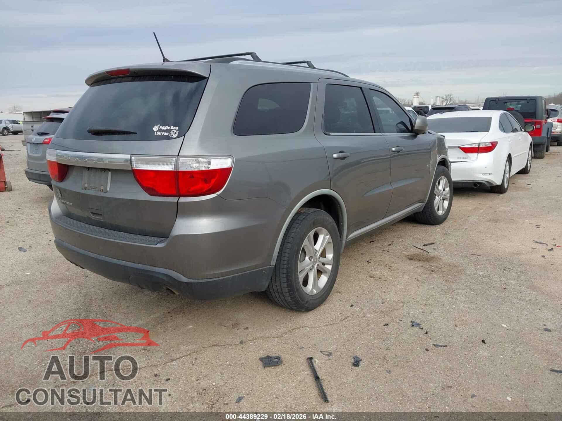 DODGE DURANGO 2012 - 1C4RDHAG9CC195167