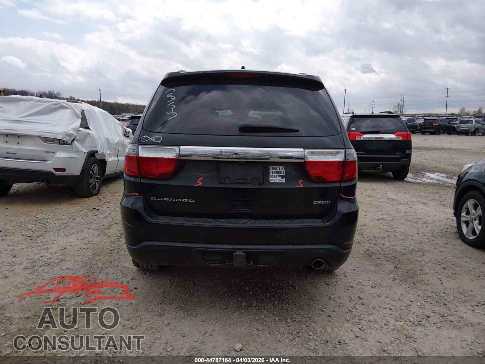 DODGE DURANGO 2013 - 1C4RDHDG0DC691391