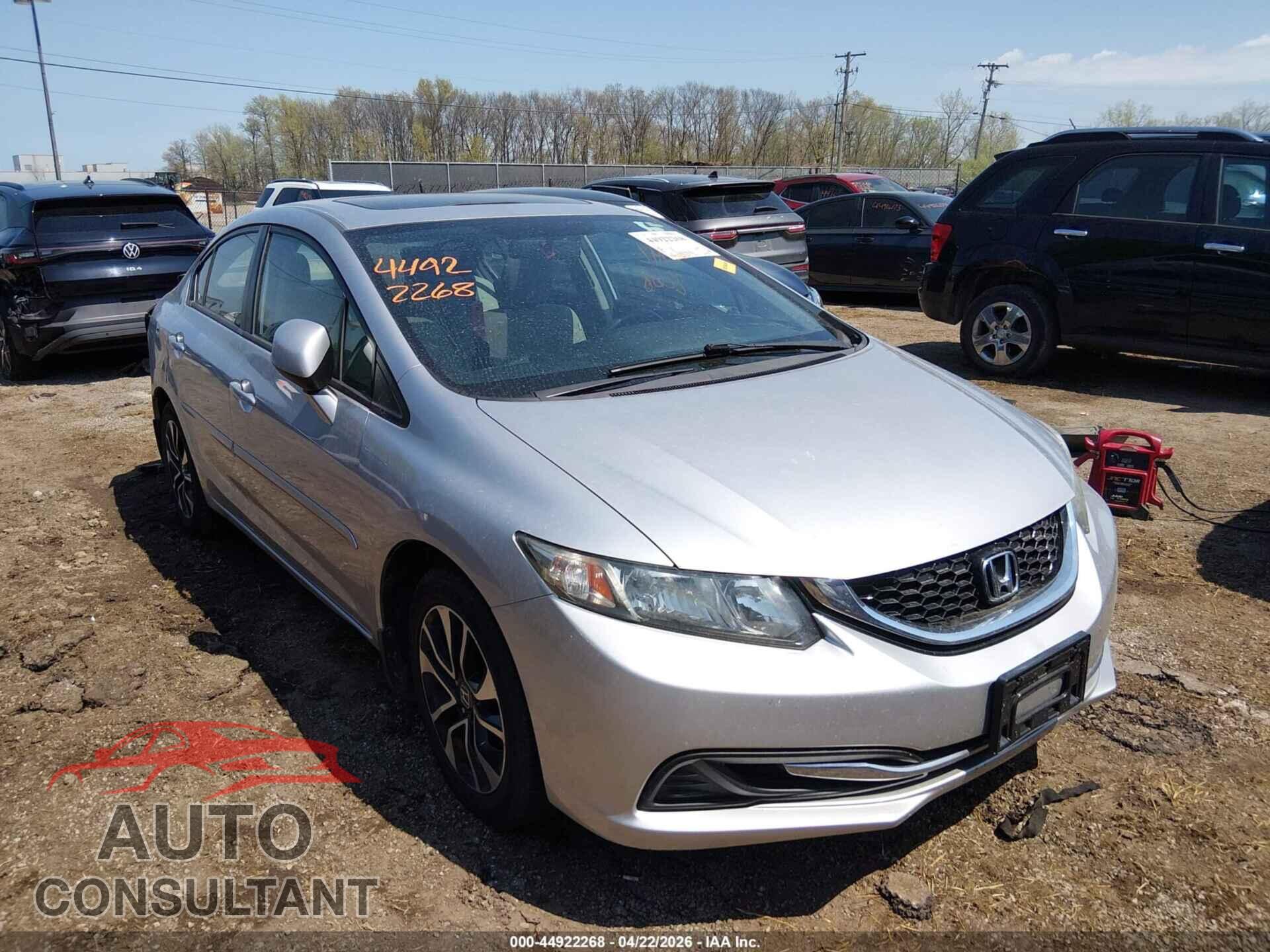HONDA CIVIC 2013 - 19XFB2F80DE027452