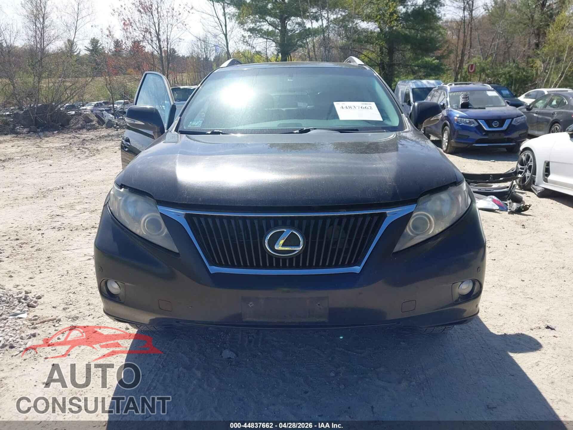 LEXUS RX 350 2011 - 2T2BK1BA3BC116957