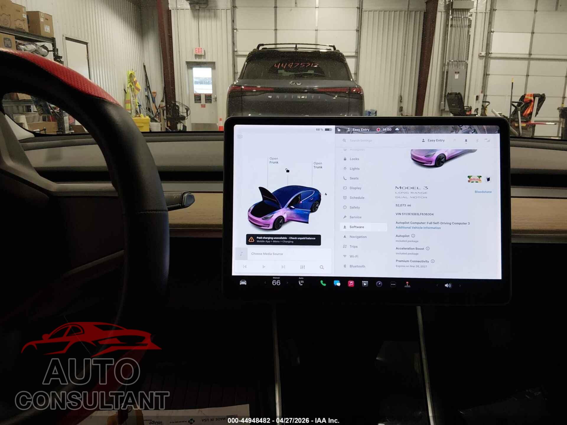 TESLA MODEL 3 2020 - 5YJ3E1EB3LF636304