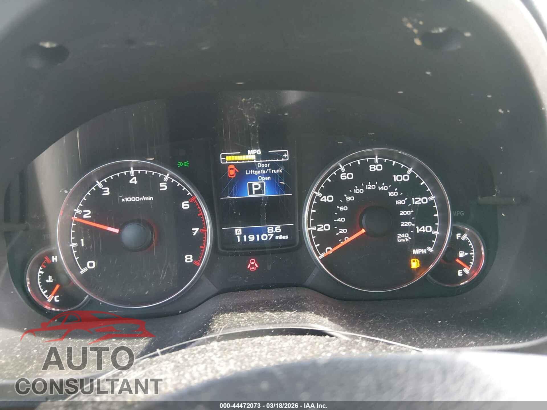 SUBARU OUTBACK 2014 - 4S4BRBLC4E3227869