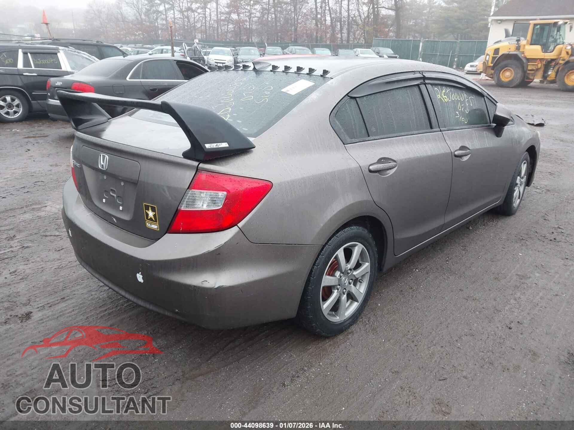 HONDA CIVIC 2012 - 2HGFB2F5XCH532957