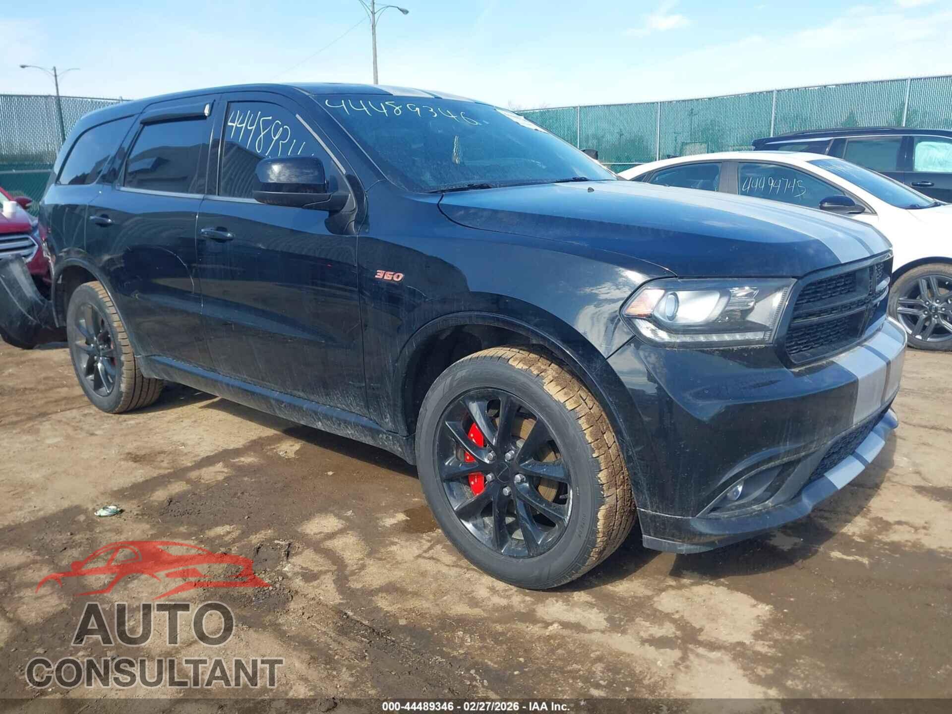 DODGE DURANGO 2018 - 1C4RDJAG6JC381222