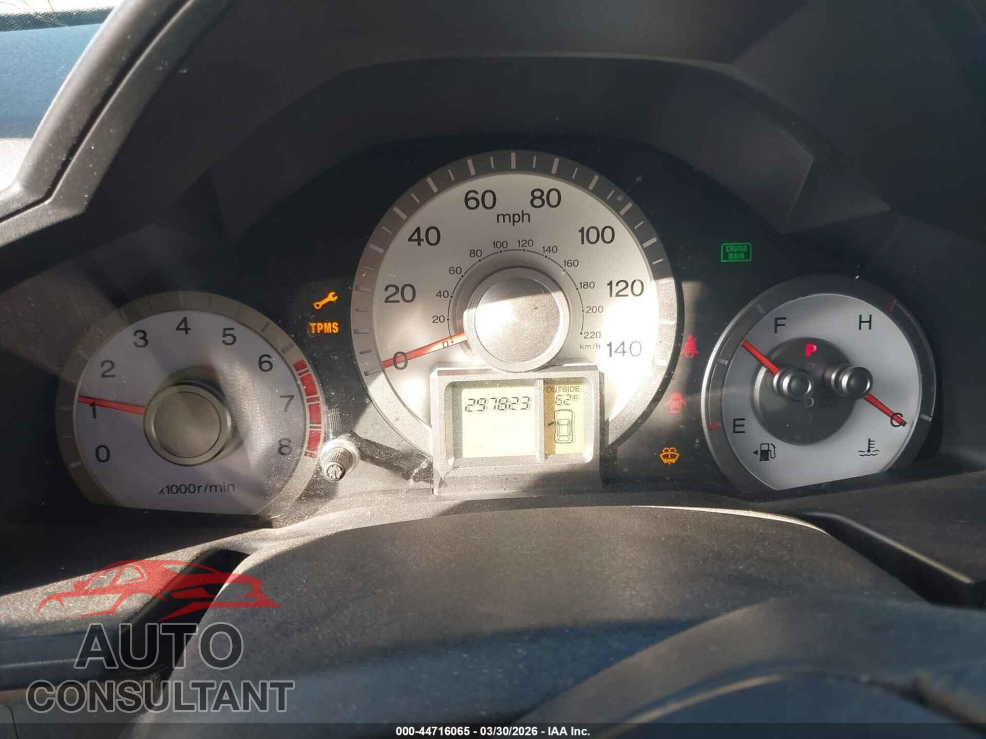 HONDA PILOT 2010 - 5FNYF3H66AB014337