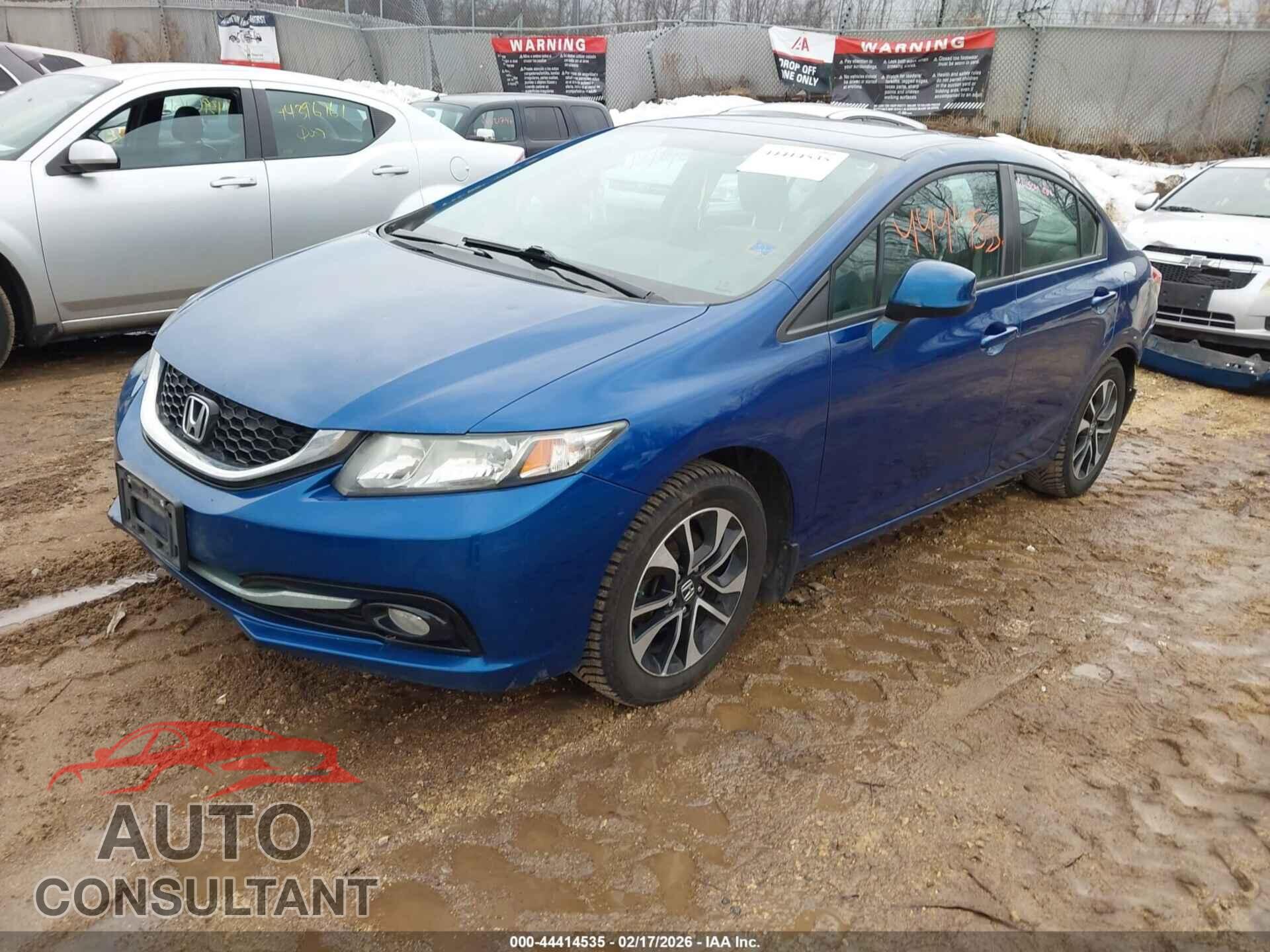 HONDA CIVIC 2013 - 19XFB2F90DF080364