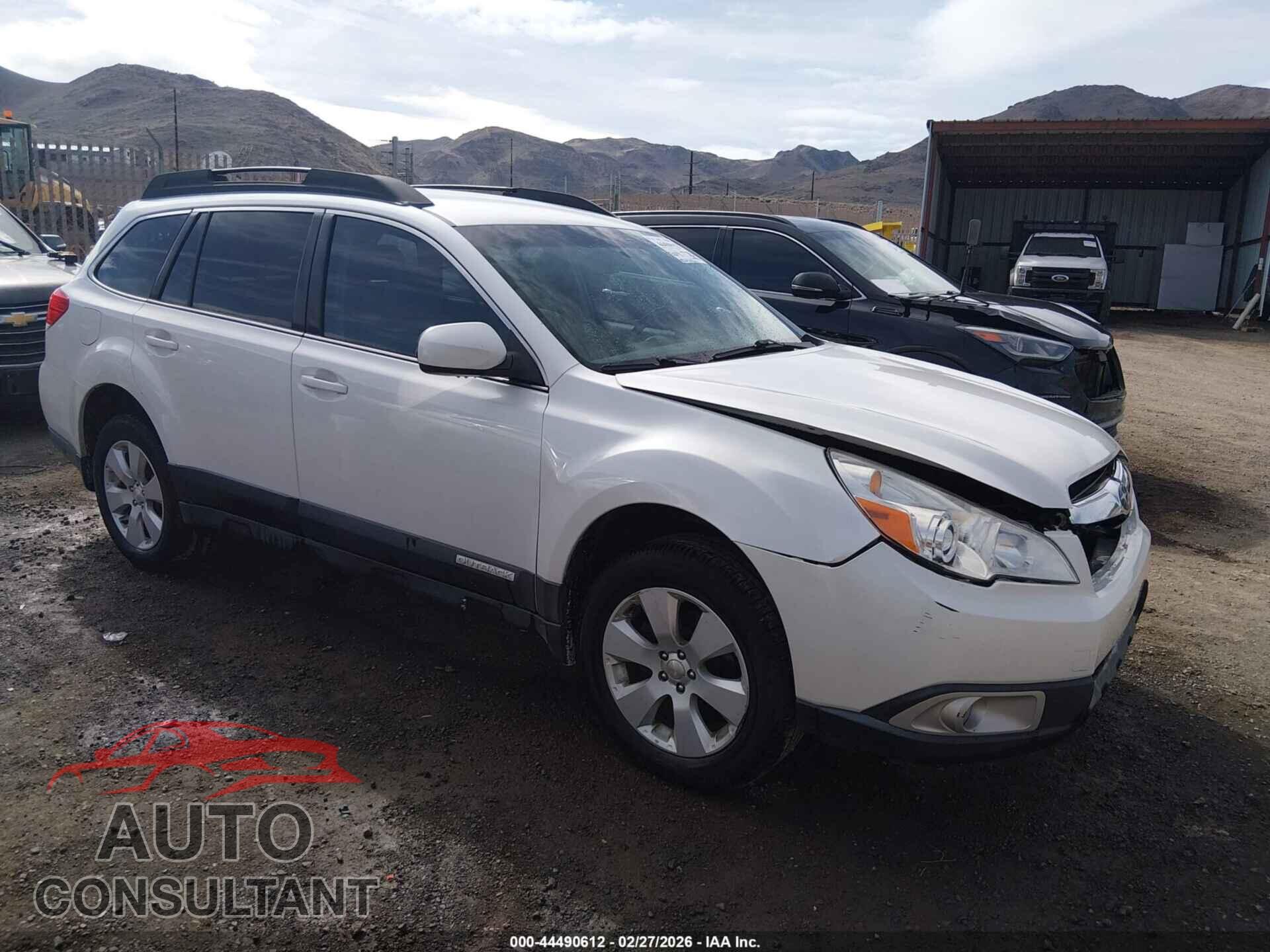 SUBARU OUTBACK 2012 - 4S4BRBCC9C3209638