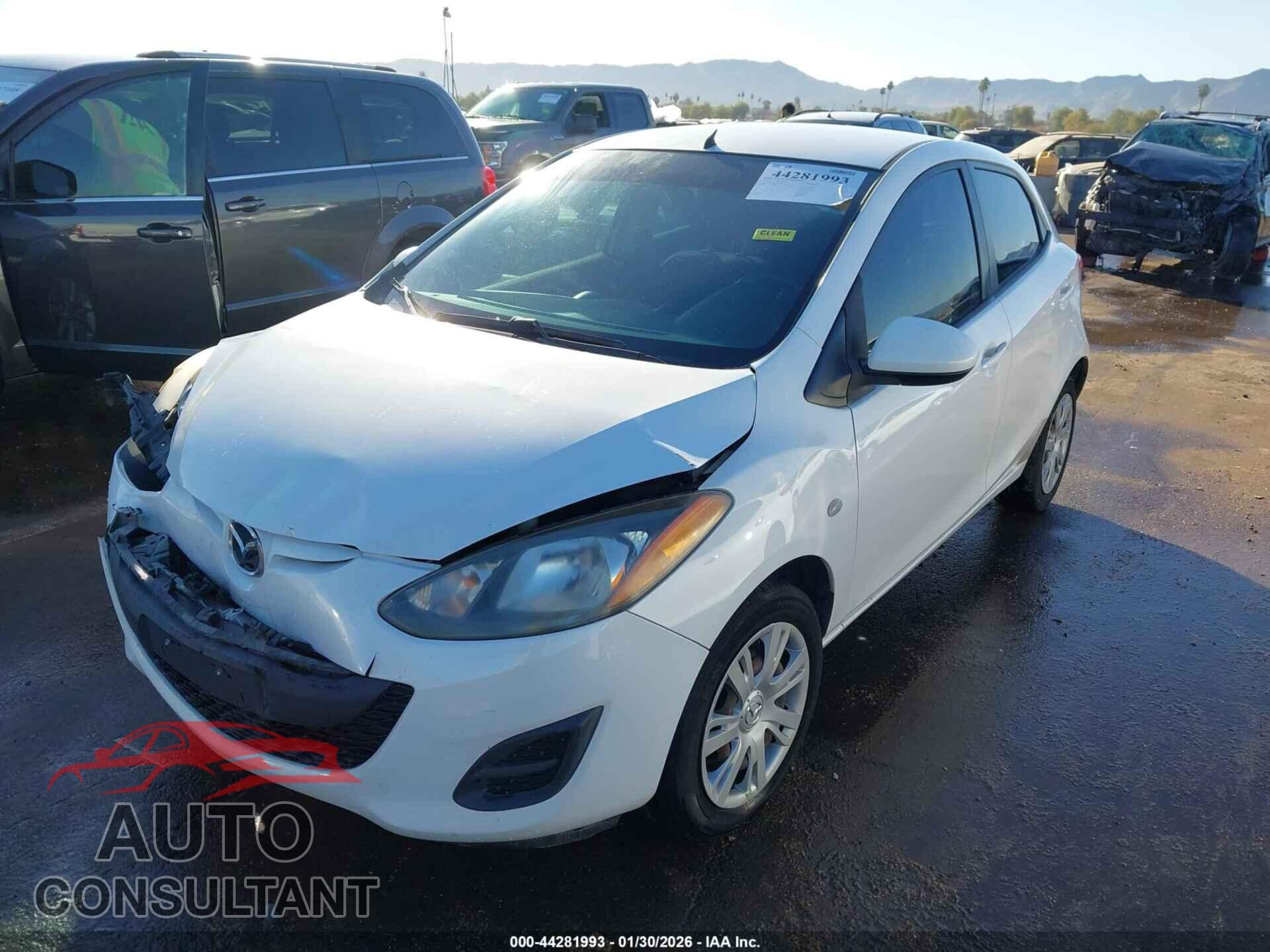 MAZDA MAZDA2 2014 - JM1DE1KZ8E0182770