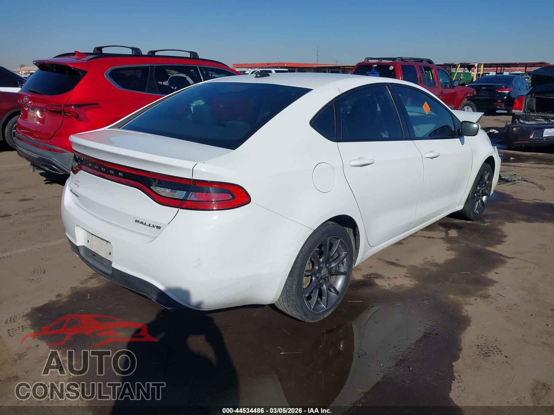 DODGE DART 2015 - 1C3CDFBB4FD346917