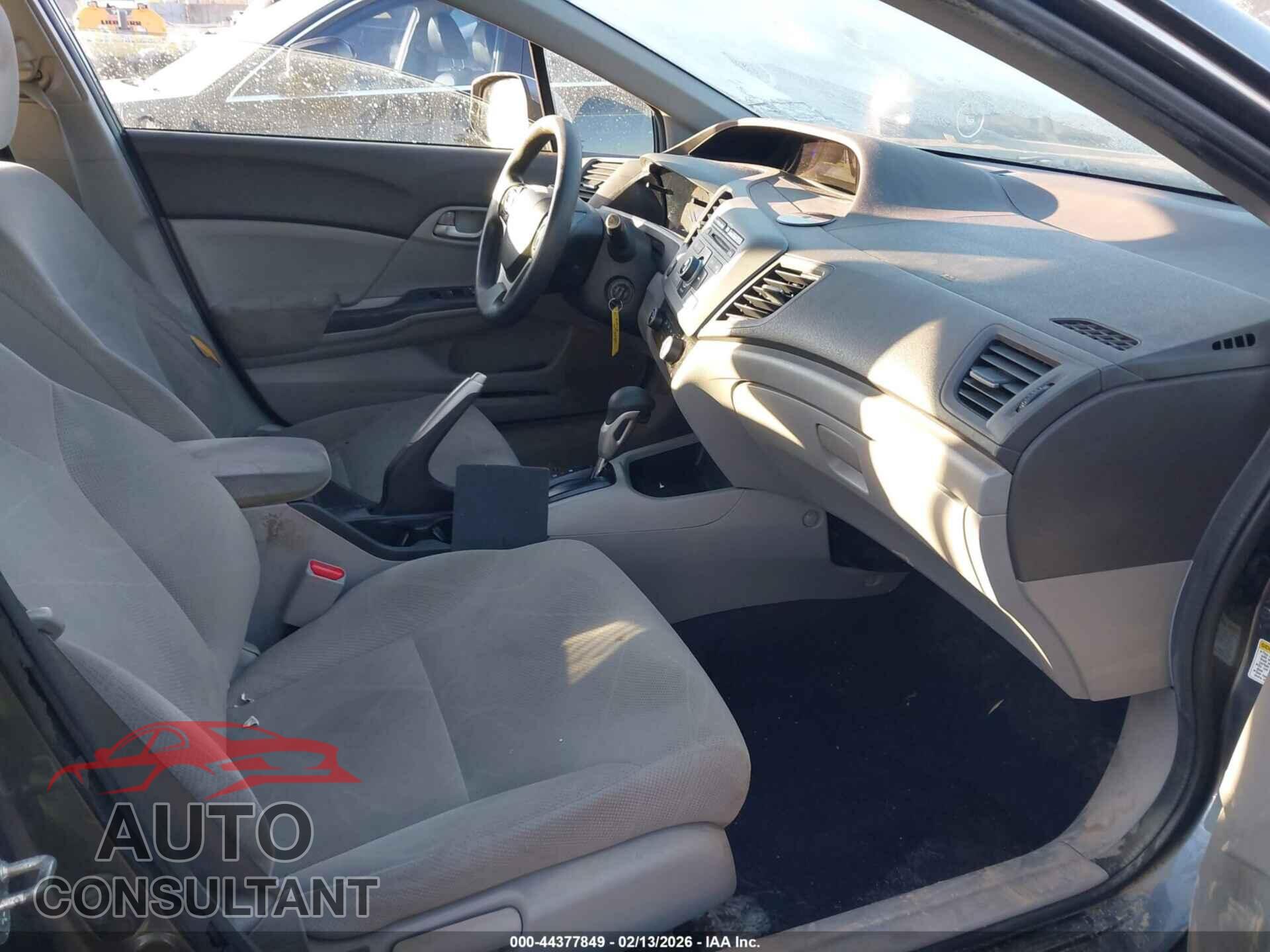 HONDA CIVIC 2012 - 19XFB2F55CE386249