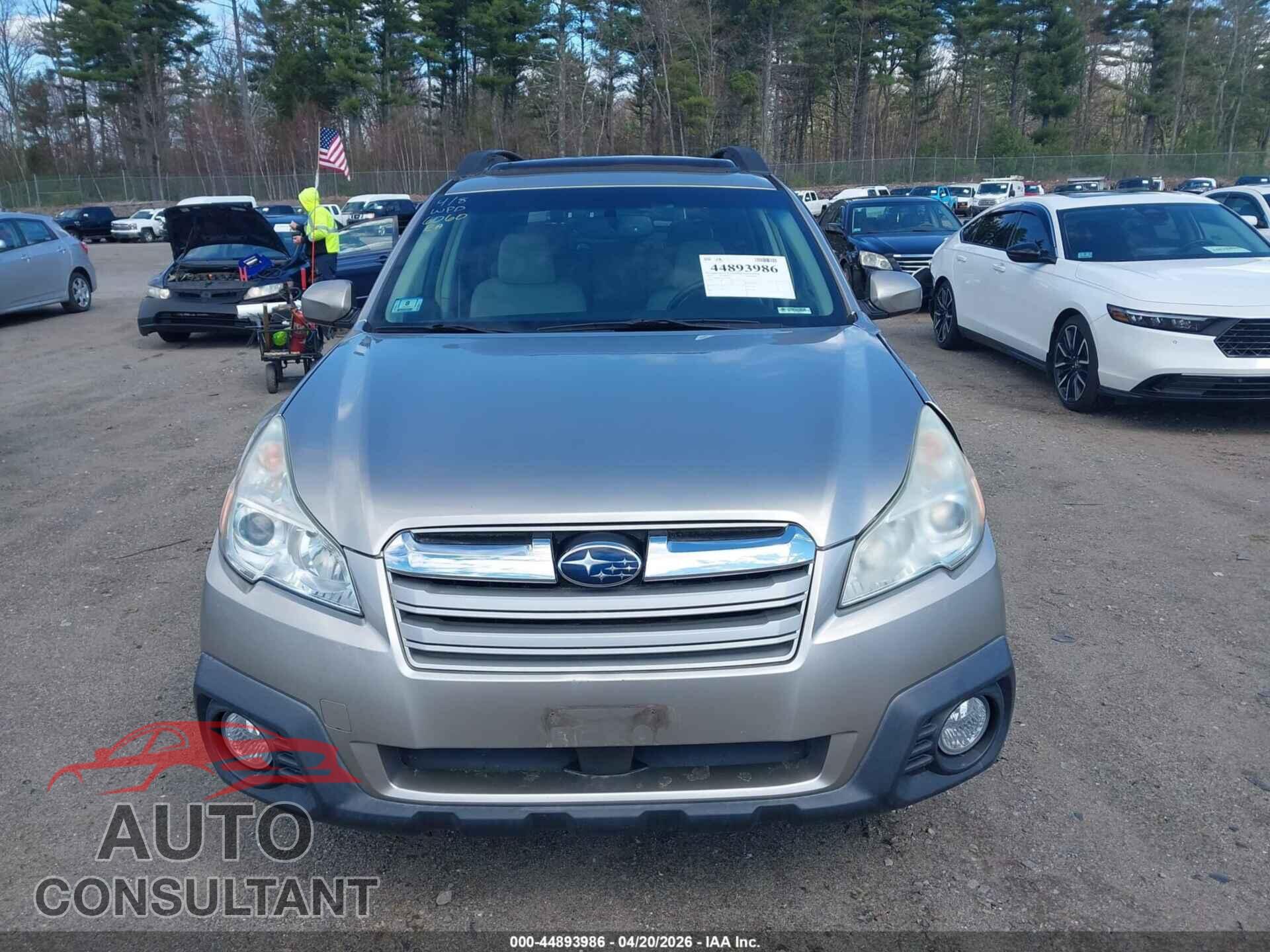 SUBARU OUTBACK 2014 - 4S4BRBDC3E3276060