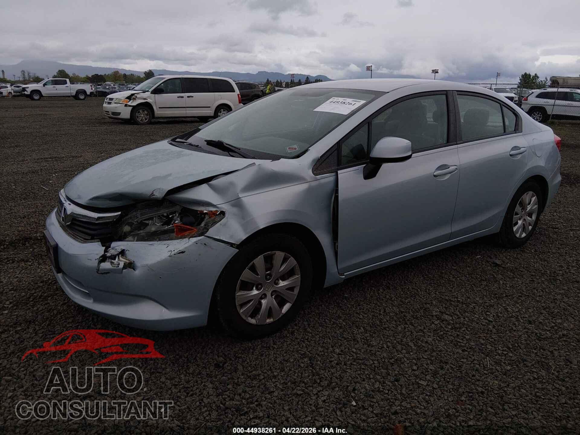 HONDA CIVIC 2012 - 2HGFB2F53CH522271