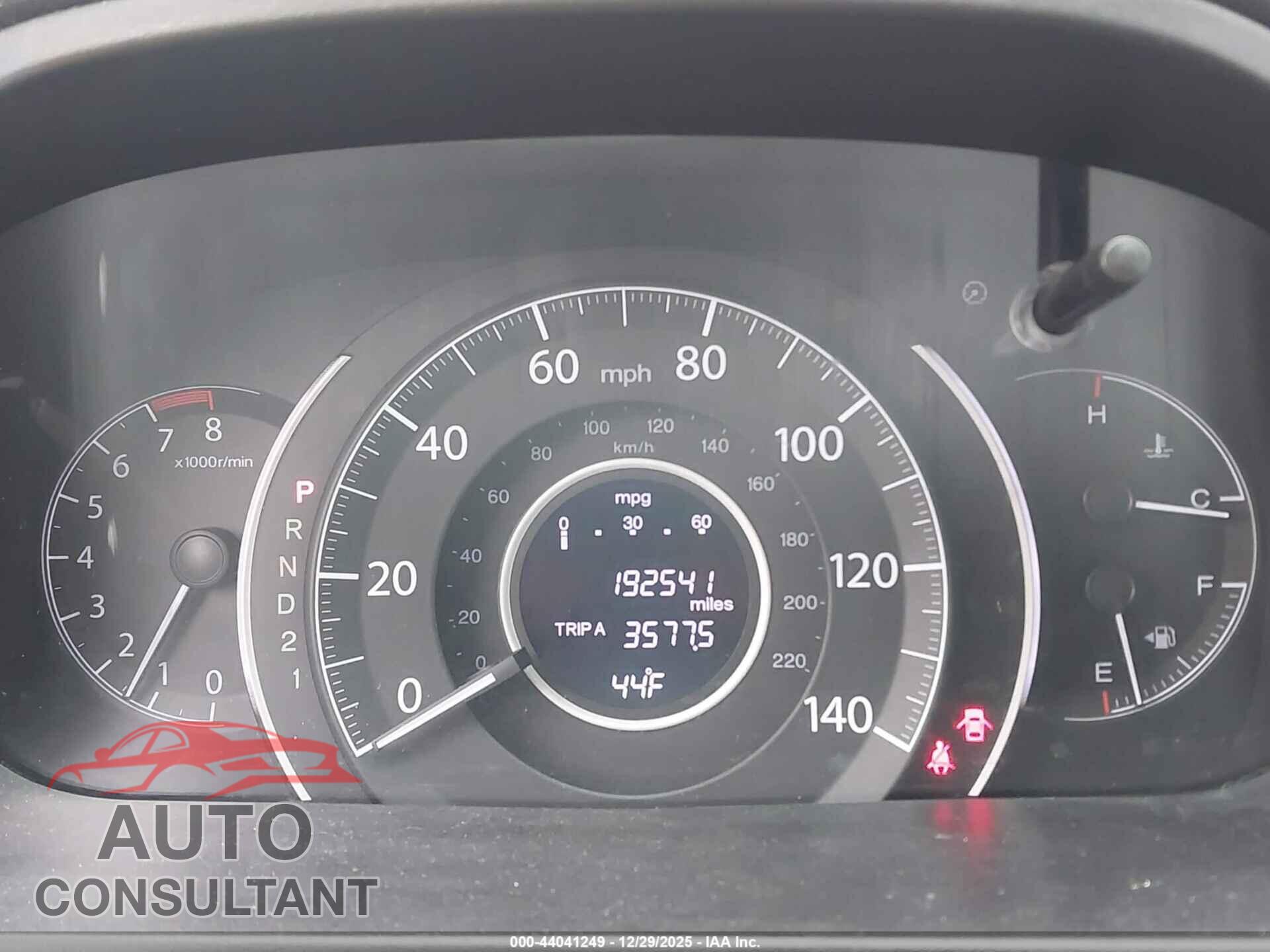 HONDA CR-V 2013 - 5J6RM3H33DL013481