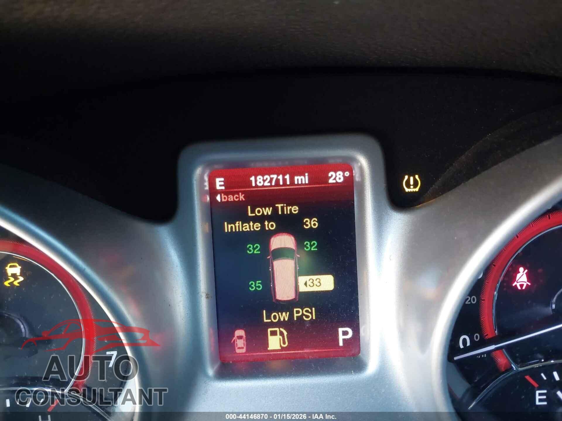 DODGE JOURNEY 2013 - 3C4PDCBBXDT710065