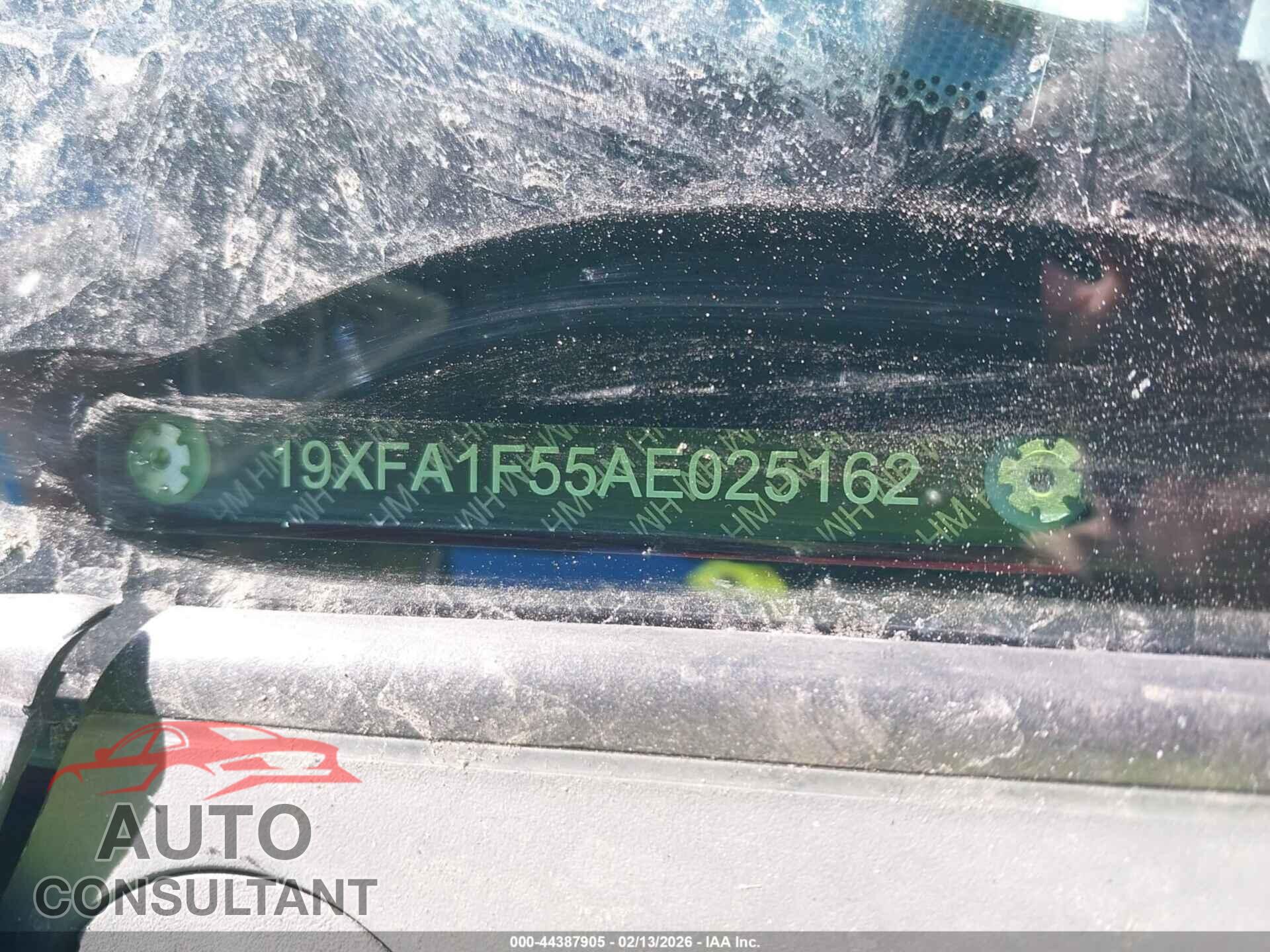 HONDA CIVIC 2010 - 19XFA1F55AE025162