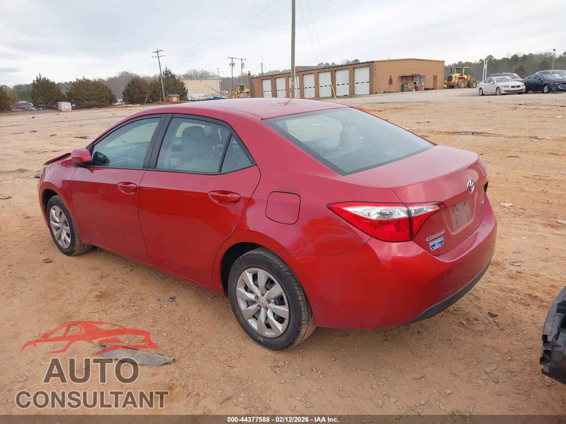 TOYOTA COROLLA 2016 - 5YFBURHE2GP432400