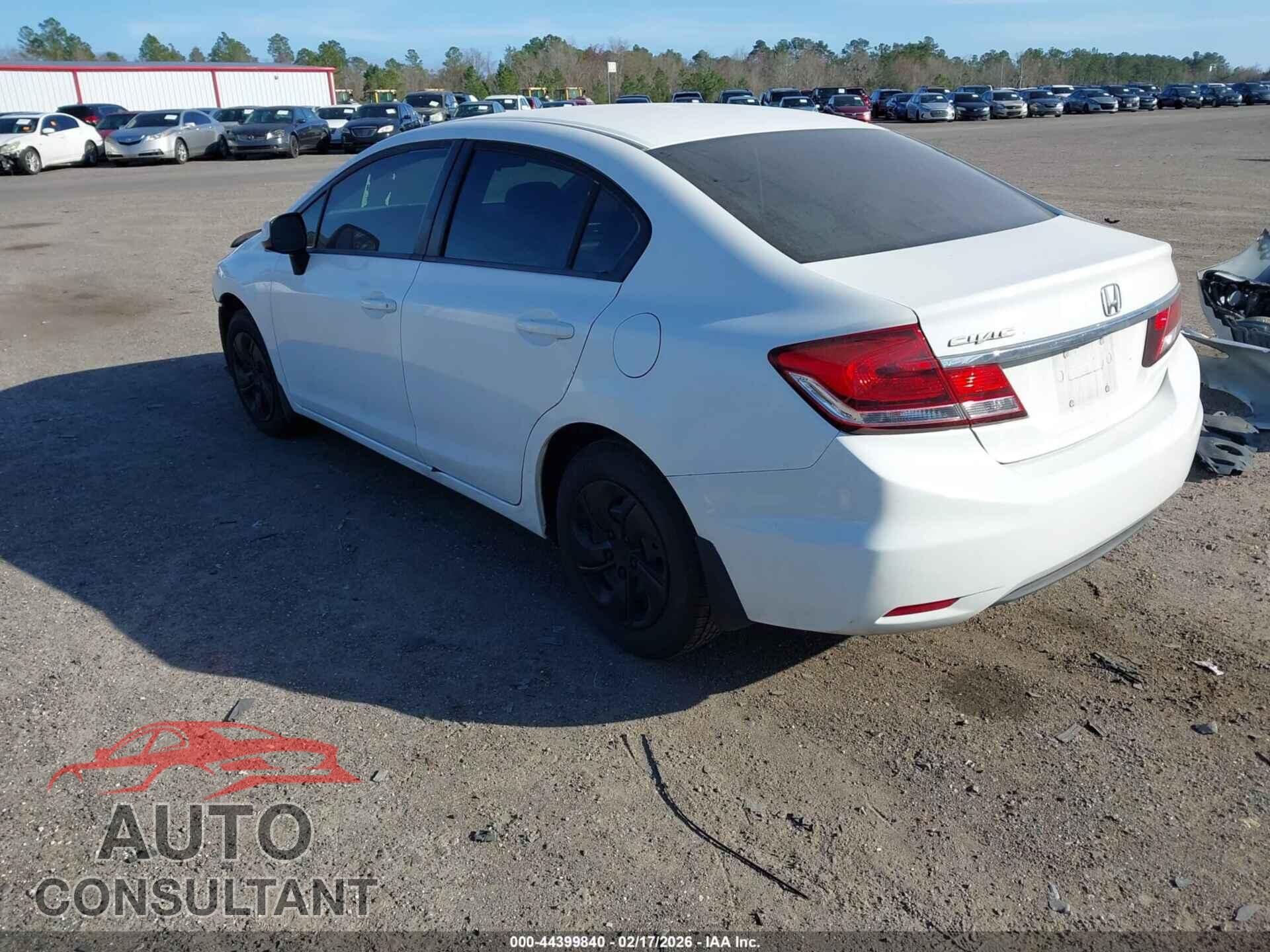 HONDA CIVIC 2013 - 19XFB2F51DE268992