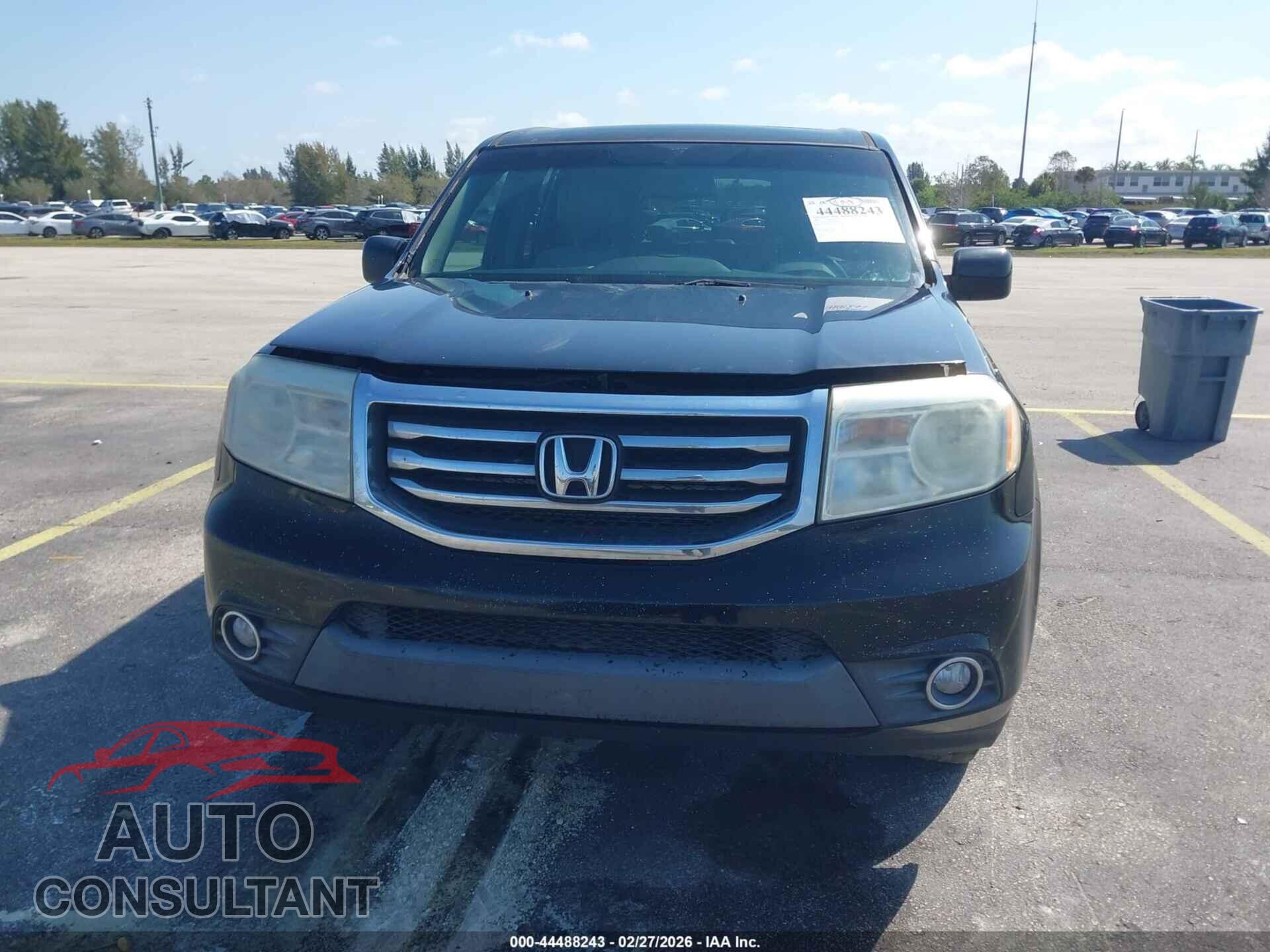 HONDA PILOT 2012 - 5FNYF3H51CB032108