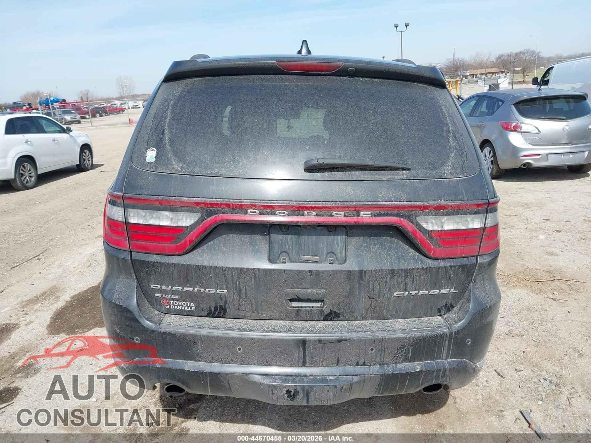 DODGE DURANGO 2016 - 1C4SDJET8GC468167