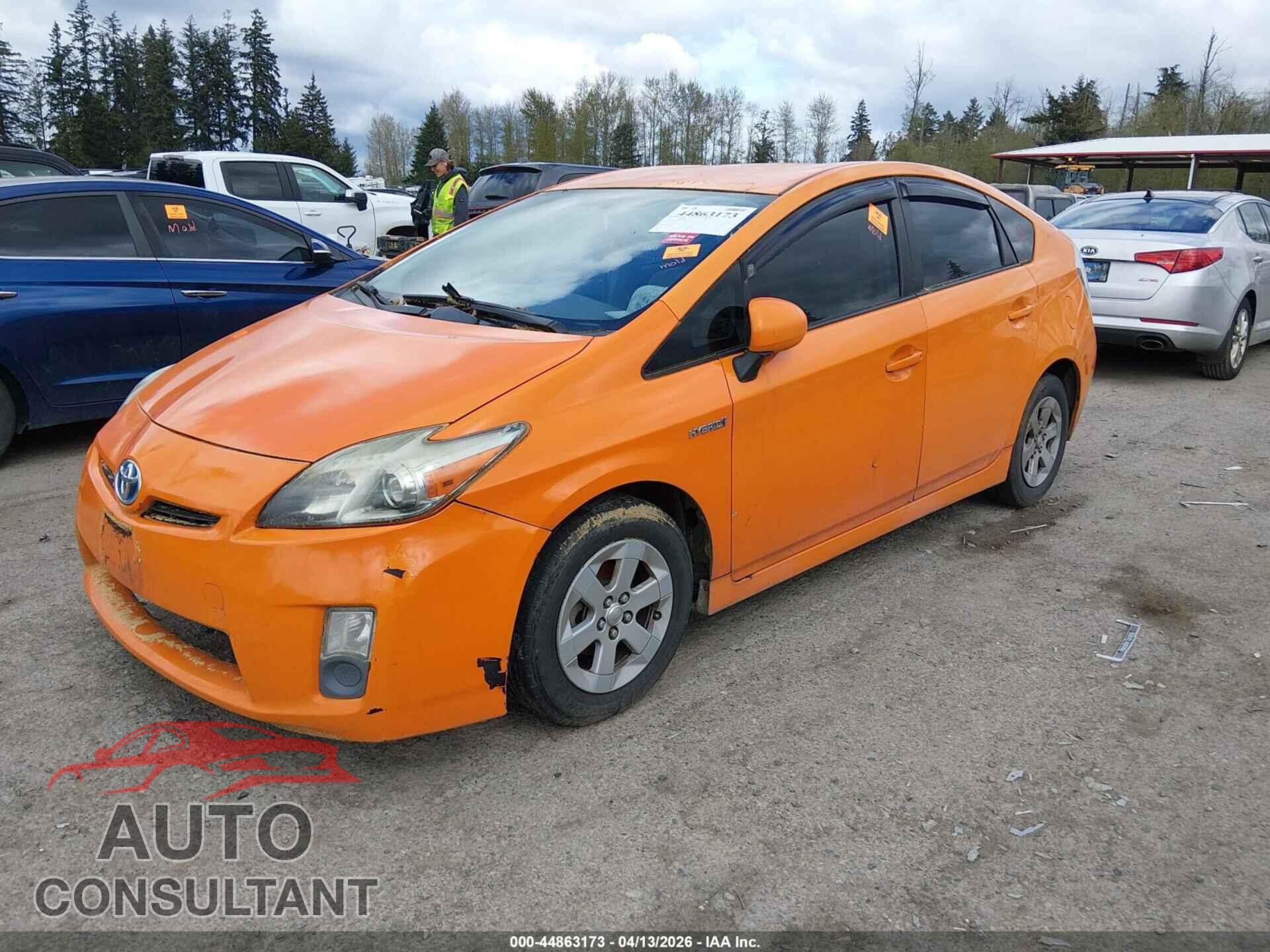 TOYOTA PRIUS 2011 - JTDKN3DU7B5333228