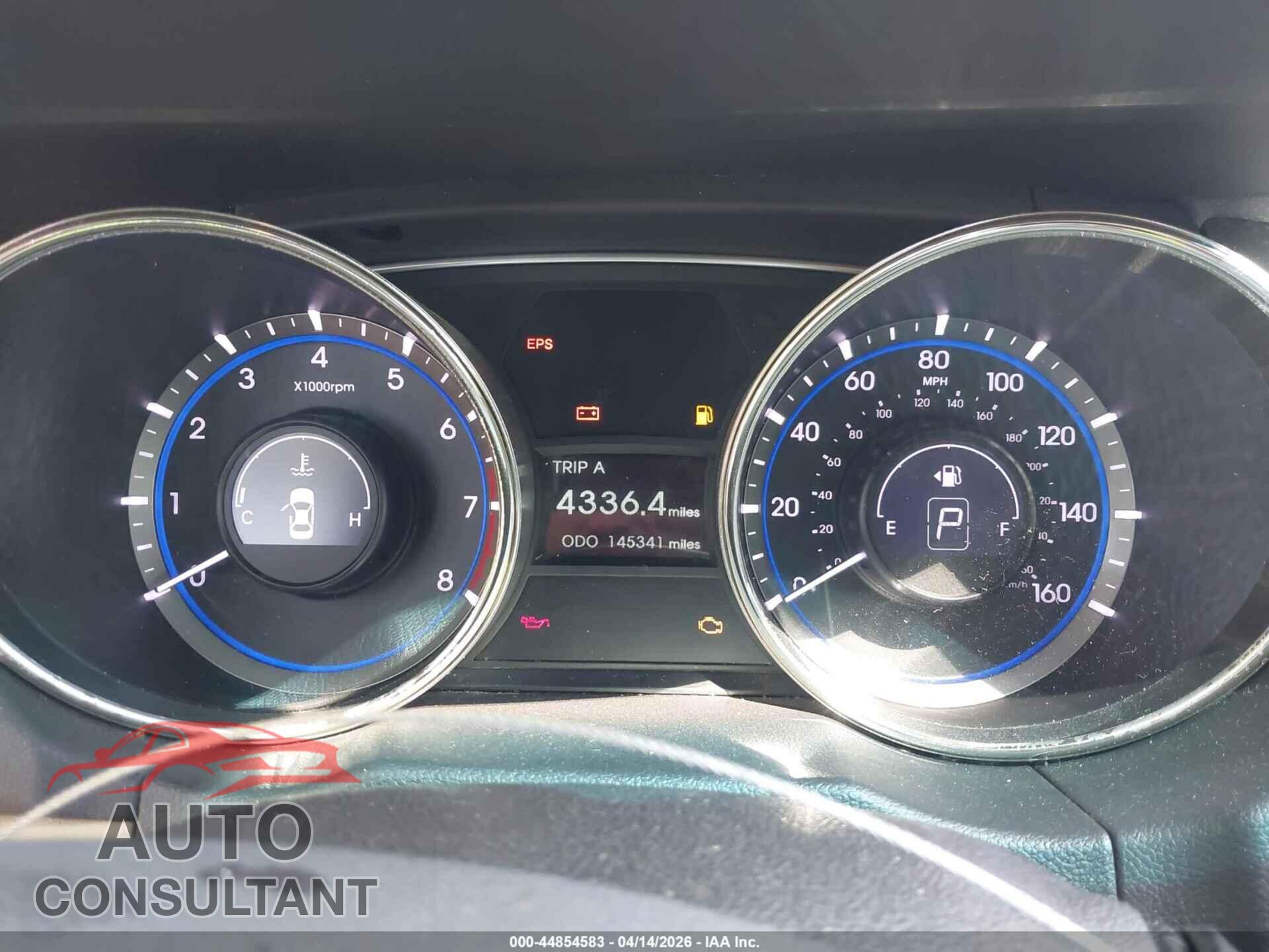 HYUNDAI SONATA 2011 - 5NPEB4AC5BH247374