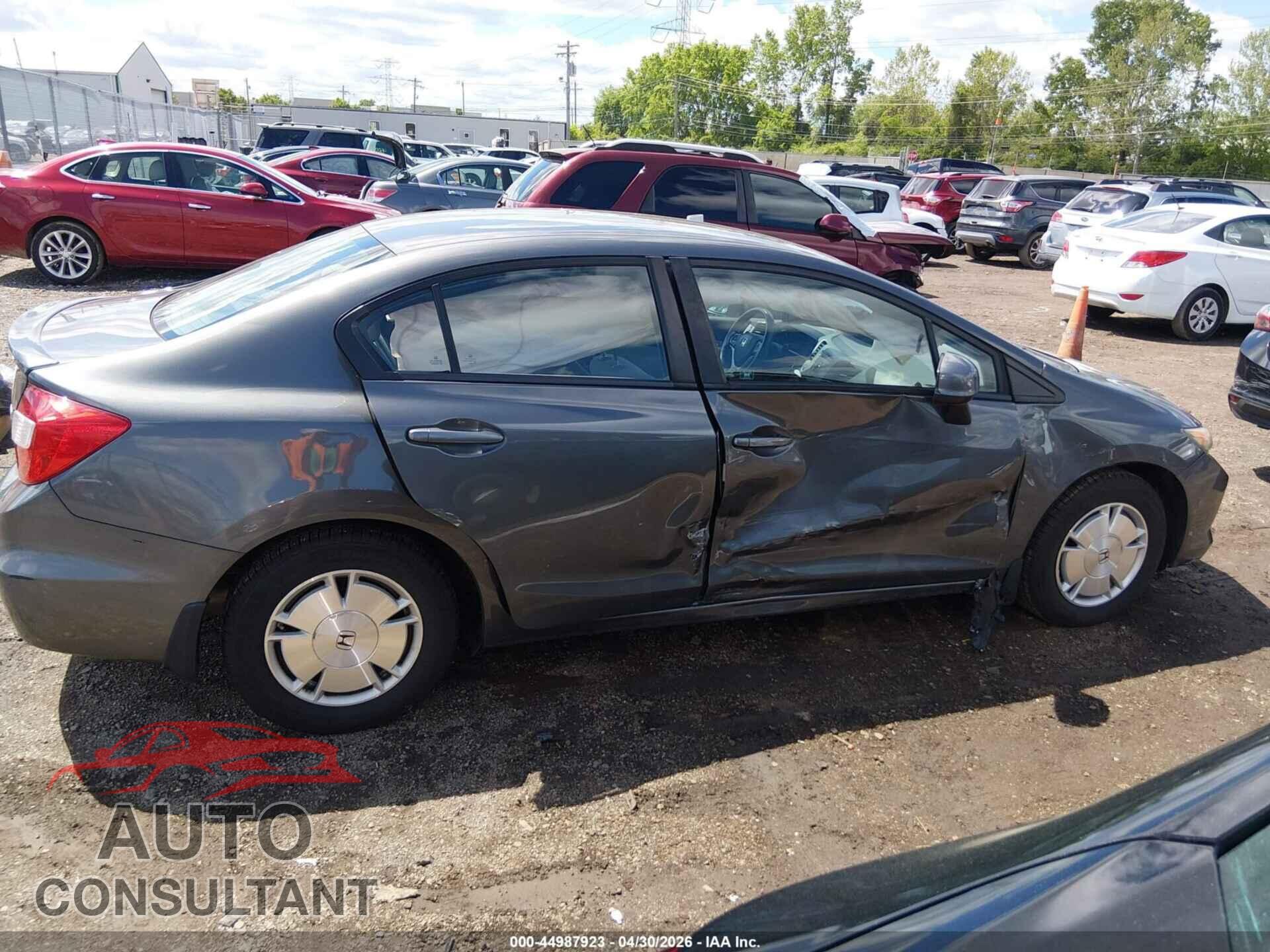 HONDA CIVIC 2012 - 2HGFB2F62CH519614