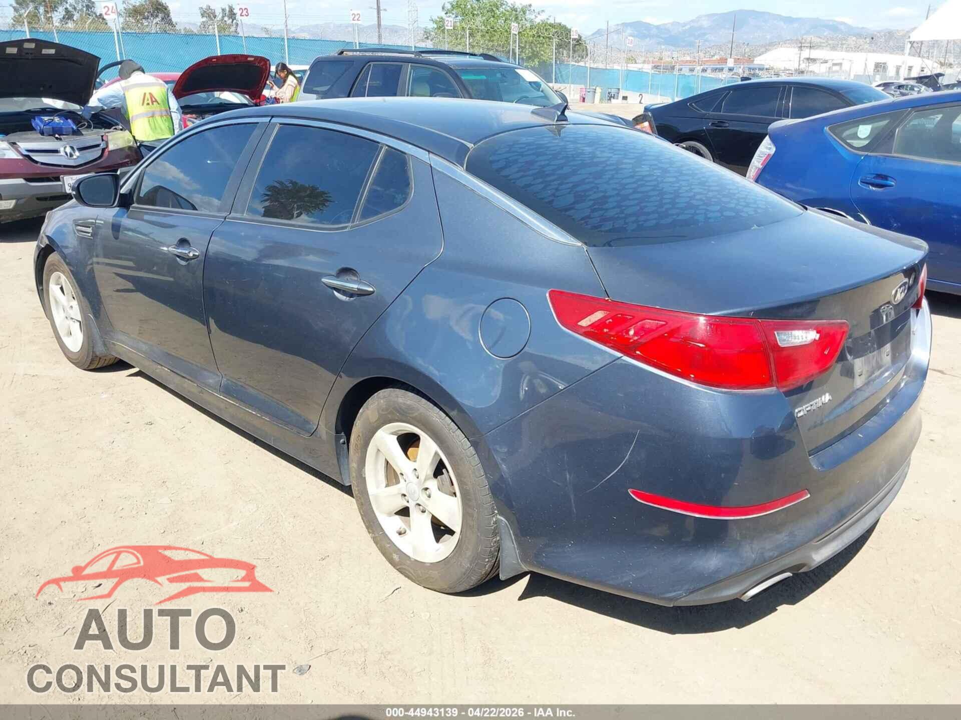 KIA OPTIMA 2015 - KNAGM4A73F5574641