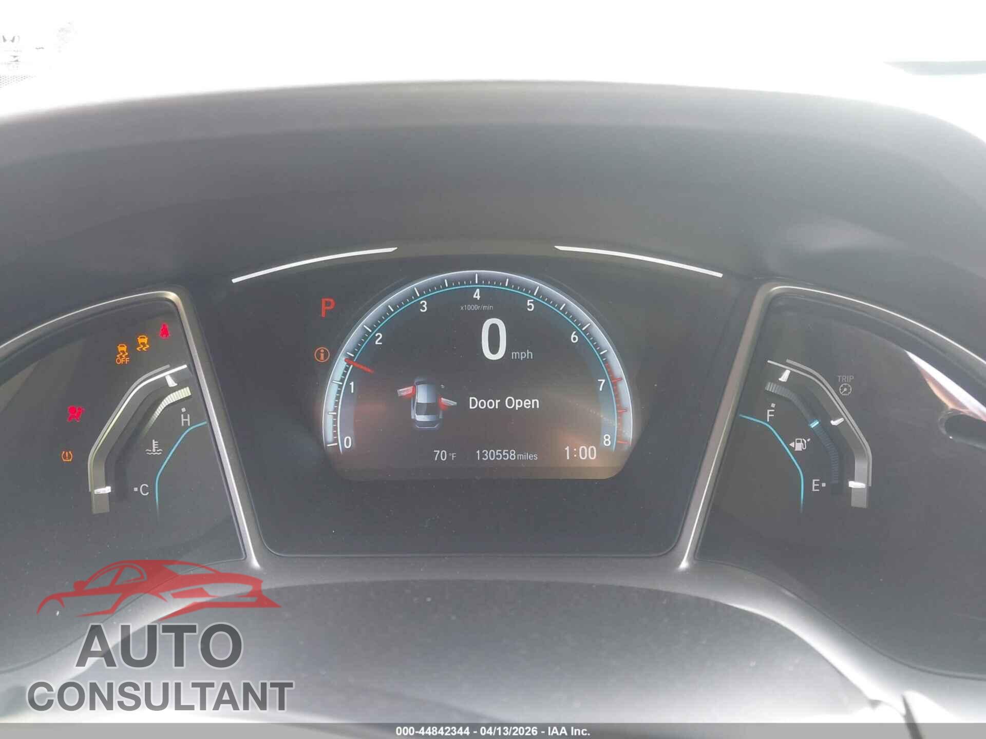 HONDA CIVIC 2017 - 19XFC2F78HE061505