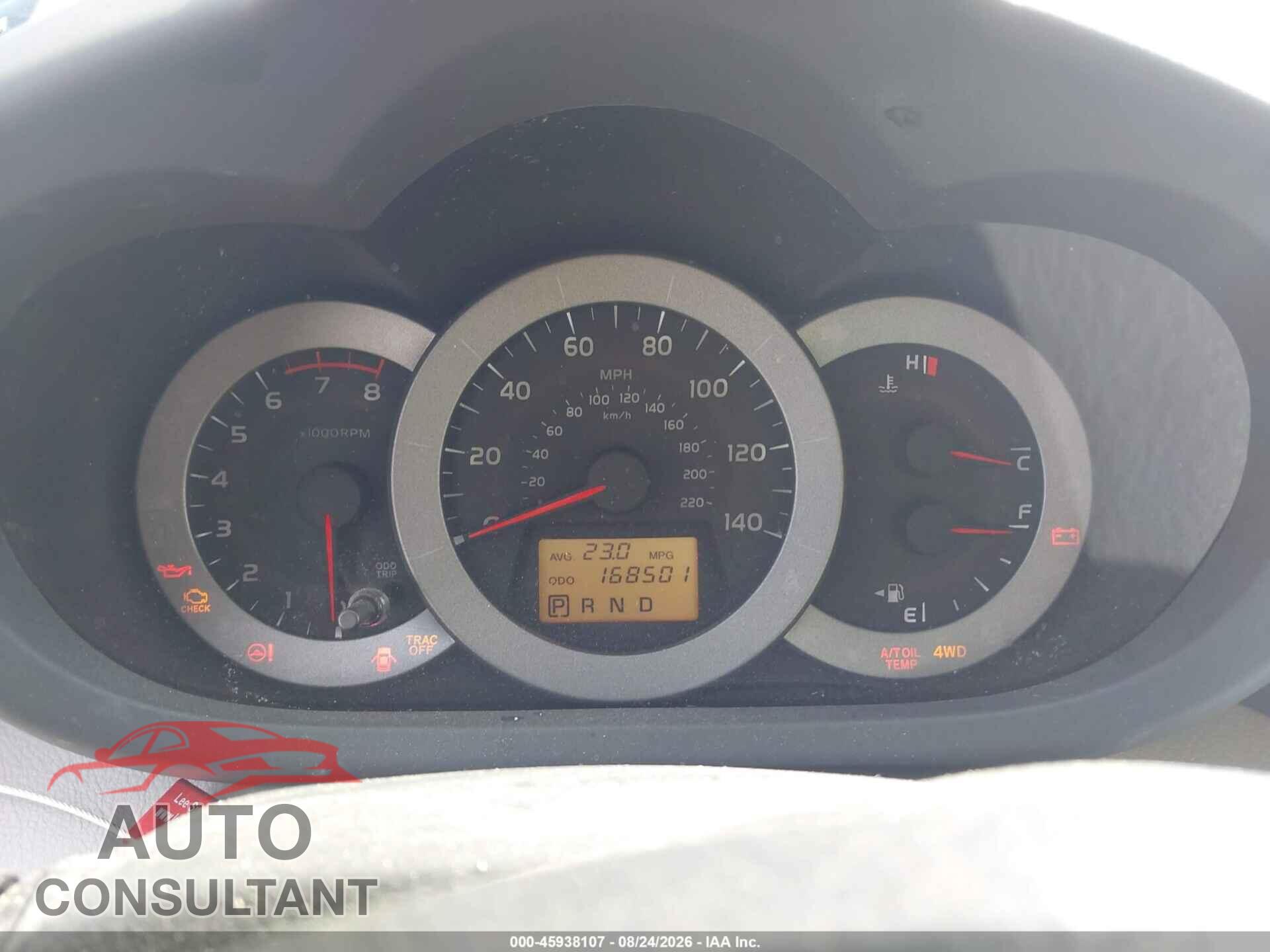 TOYOTA RAV4 2012 - 2T3BF4DV2CW247444