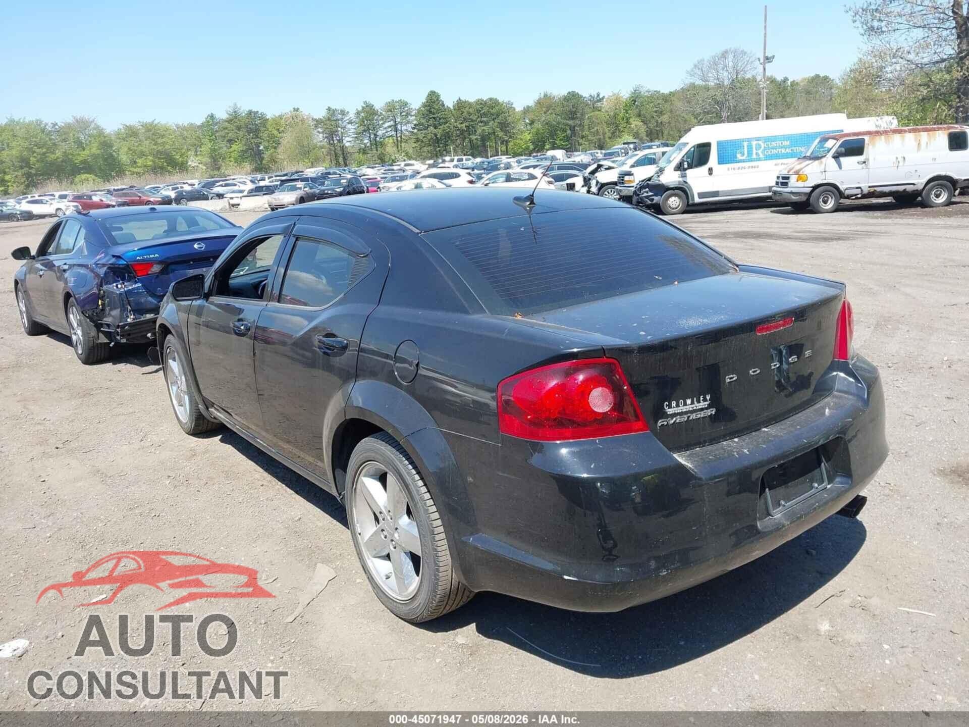 DODGE AVENGER 2012 - 1C3CDZAB2CN266153