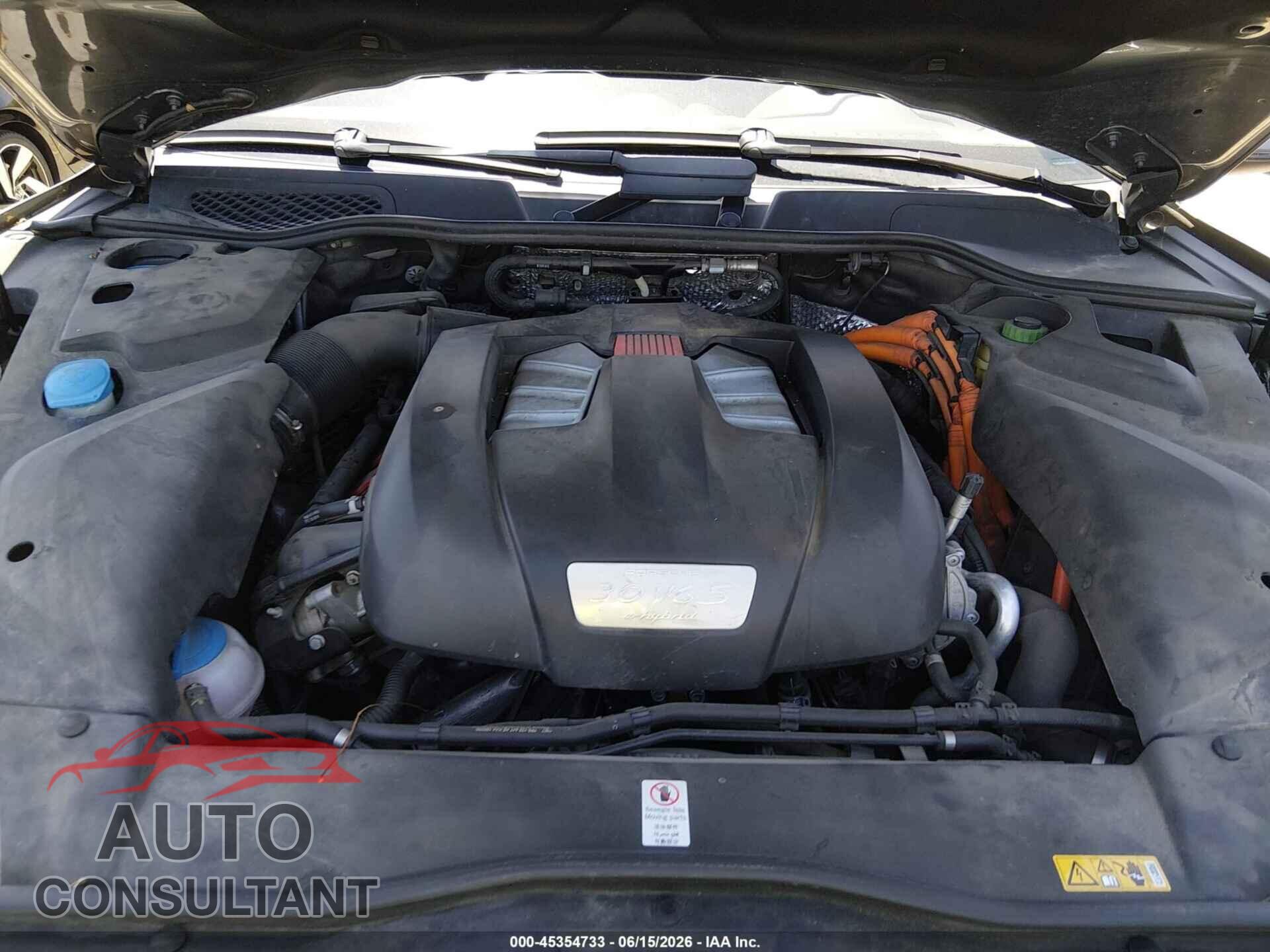 PORSCHE CAYENNE E-HYBRID 2015 - WP1AE2A29FLA52010