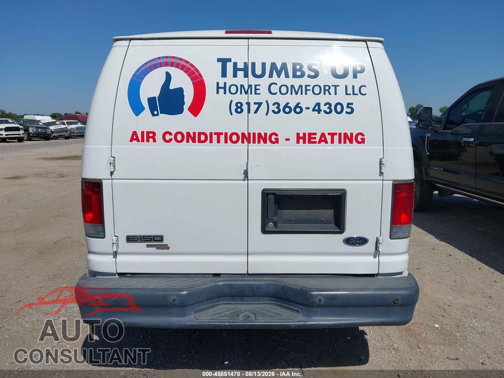 FORD E-150 2012 - 1FTNE1EW8CDB01813