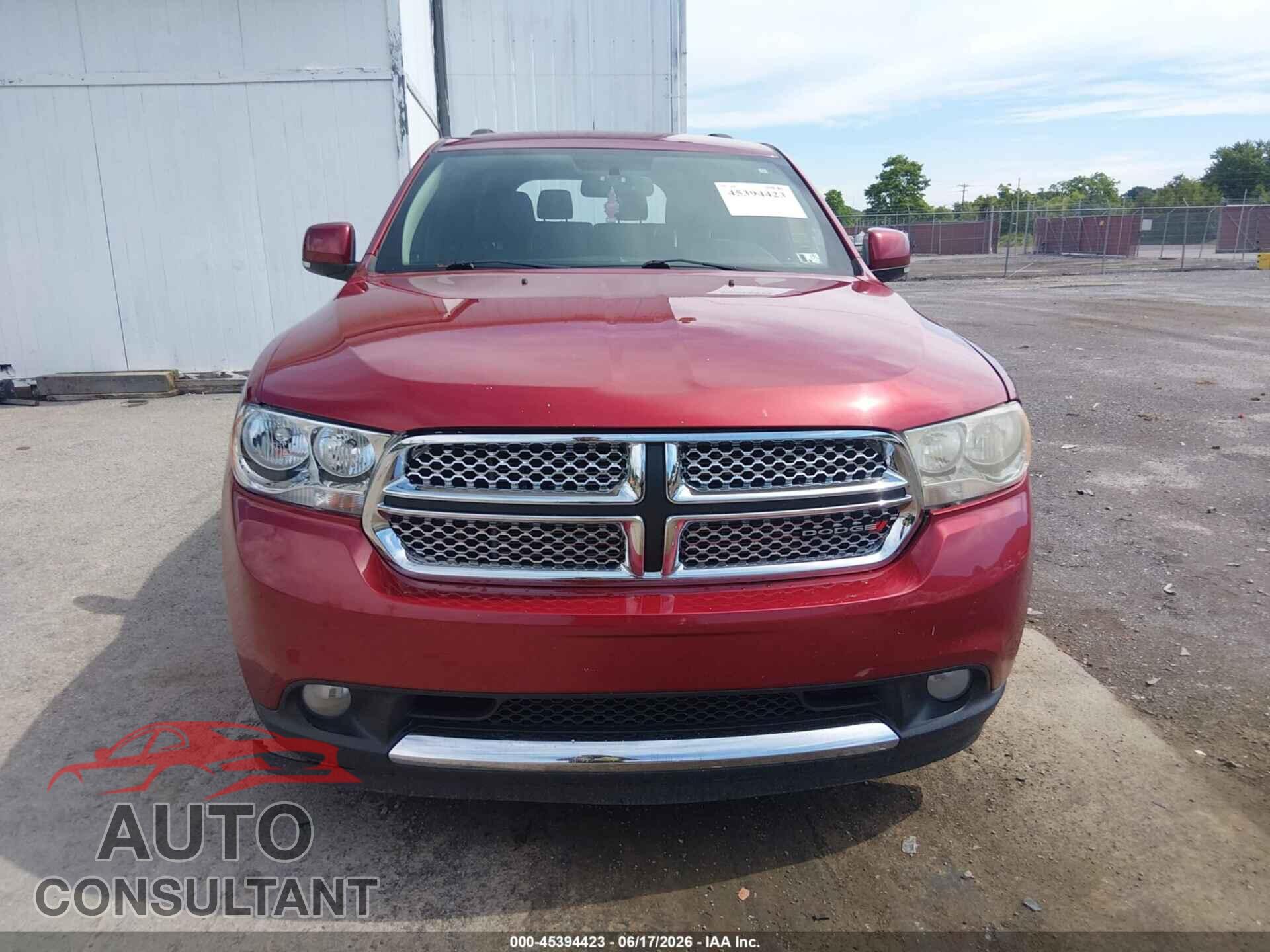 DODGE DURANGO 2013 - 1C4RDJDG6DC614063