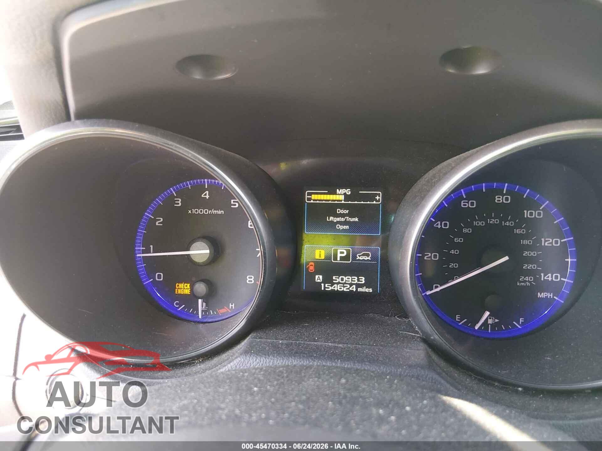 SUBARU OUTBACK 2015 - 4S4BSBLC0F3251009
