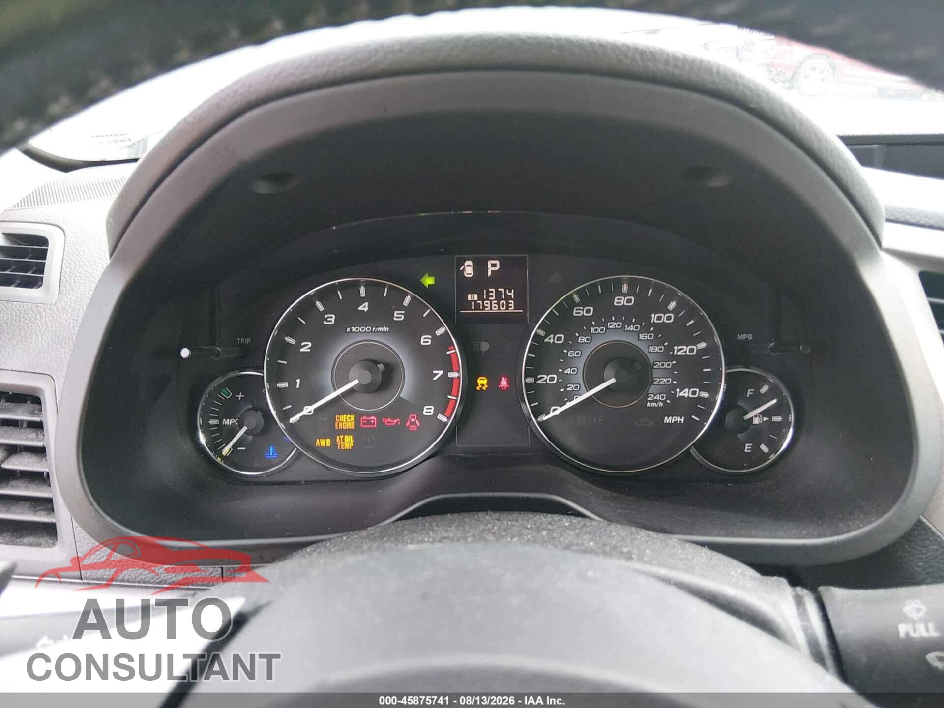 SUBARU OUTBACK 2010 - 4S4BRCCC7A3355667
