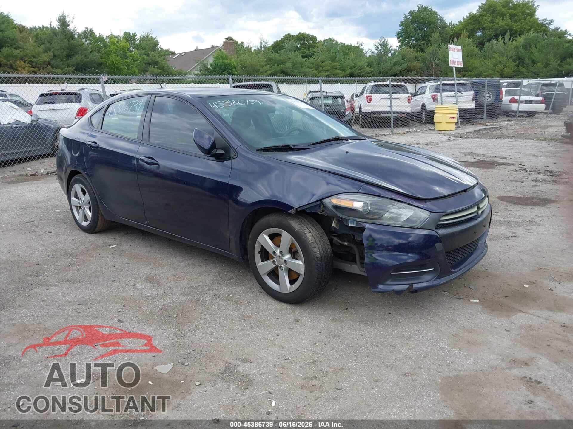 DODGE DART 2015 - 1C3CDFBB0FD144432