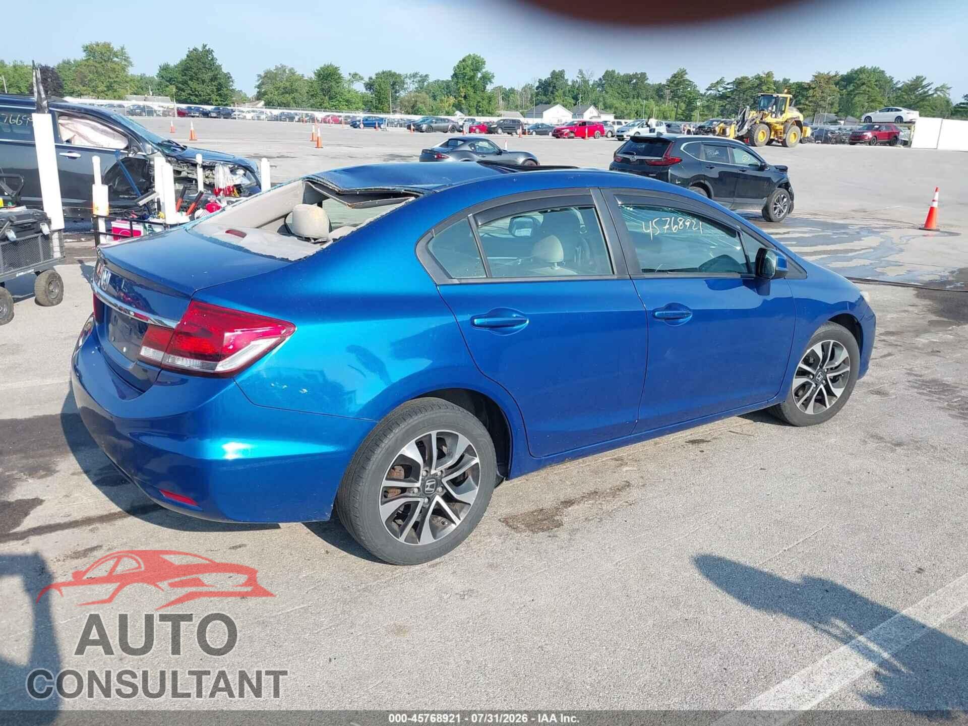 HONDA CIVIC 2013 - 19XFB2F84DE015644