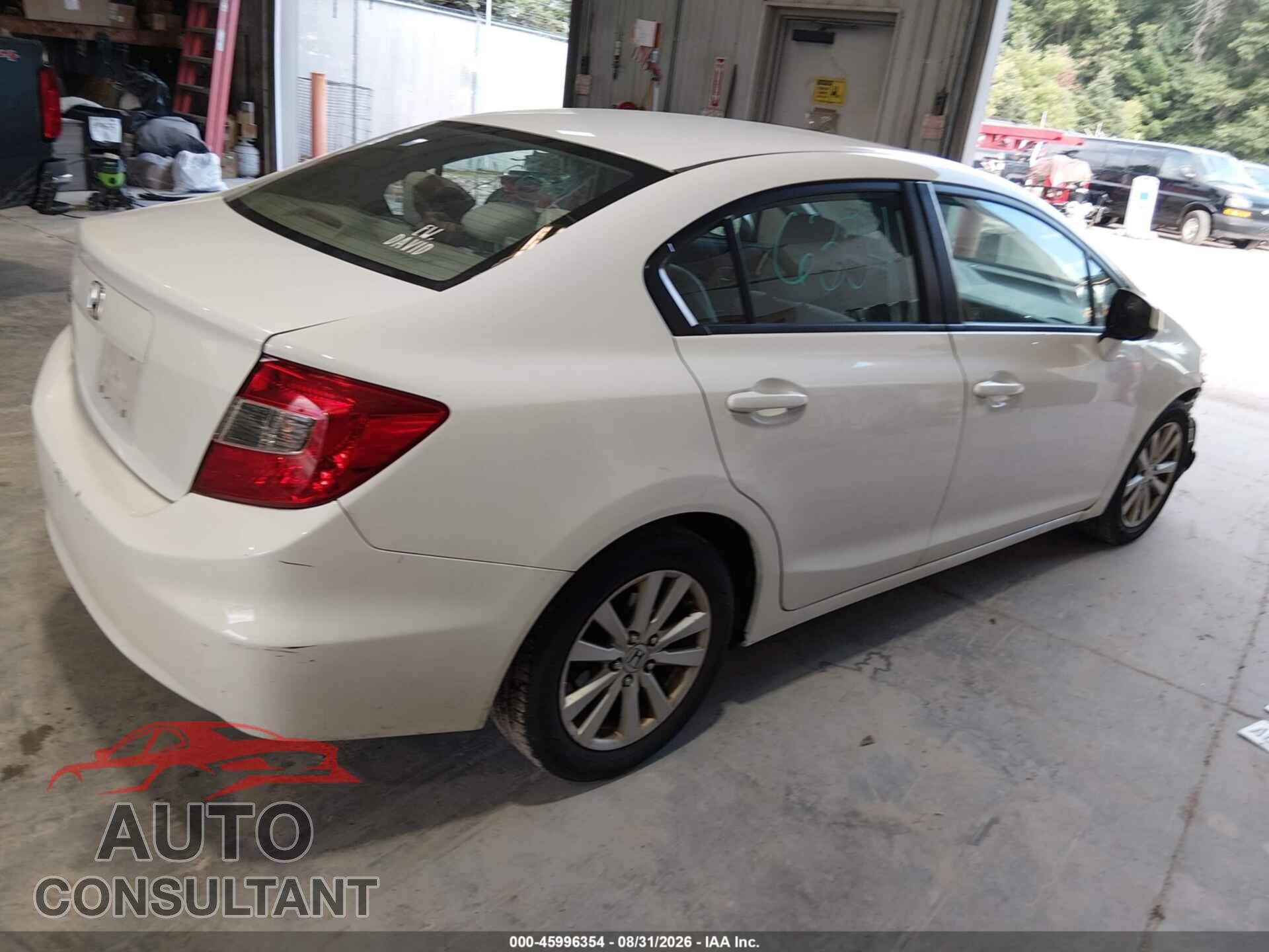 HONDA CIVIC 2012 - 2HGFB2F85CH593899