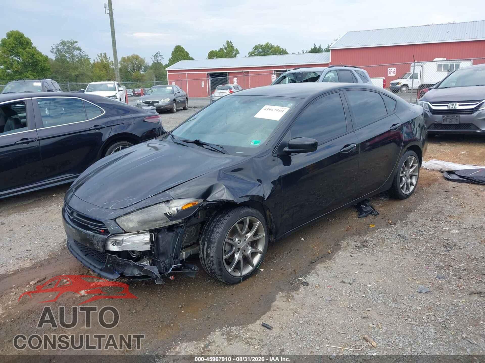 DODGE DART 2014 - 1C3CDFBBXED740436