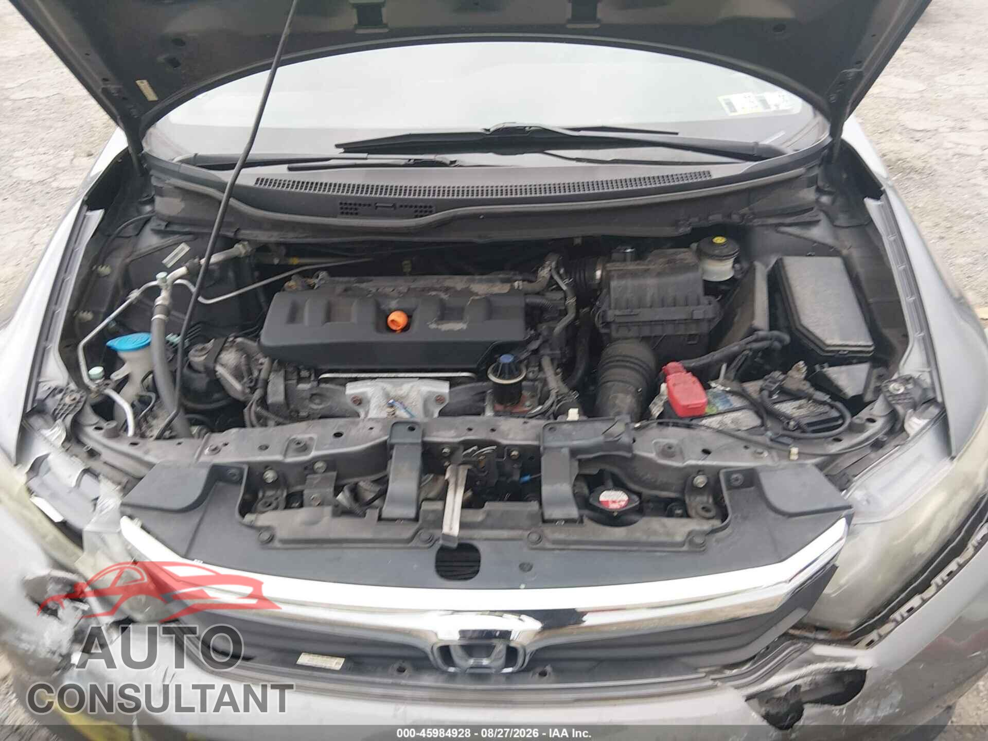 HONDA CIVIC 2012 - 19XFB2F51CE314514