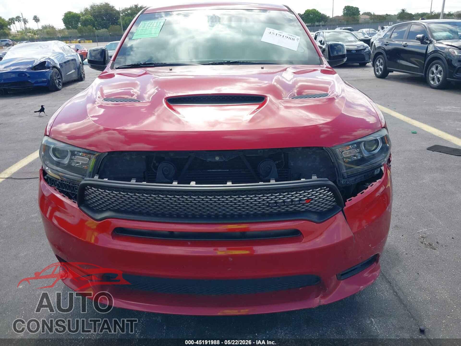 DODGE DURANGO 2019 - 1C4SDHCT8KC820510