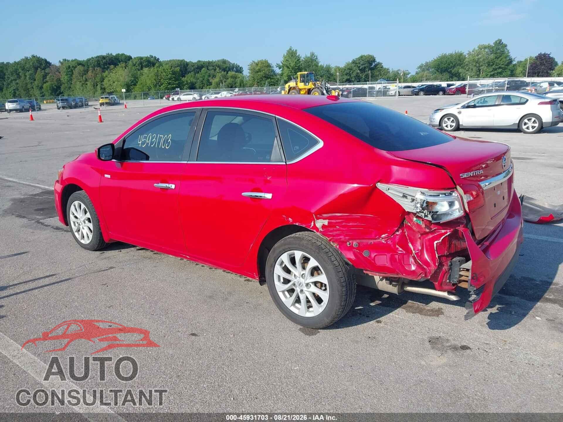 NISSAN SENTRA 2019 - 3N1AB7AP3KL605903