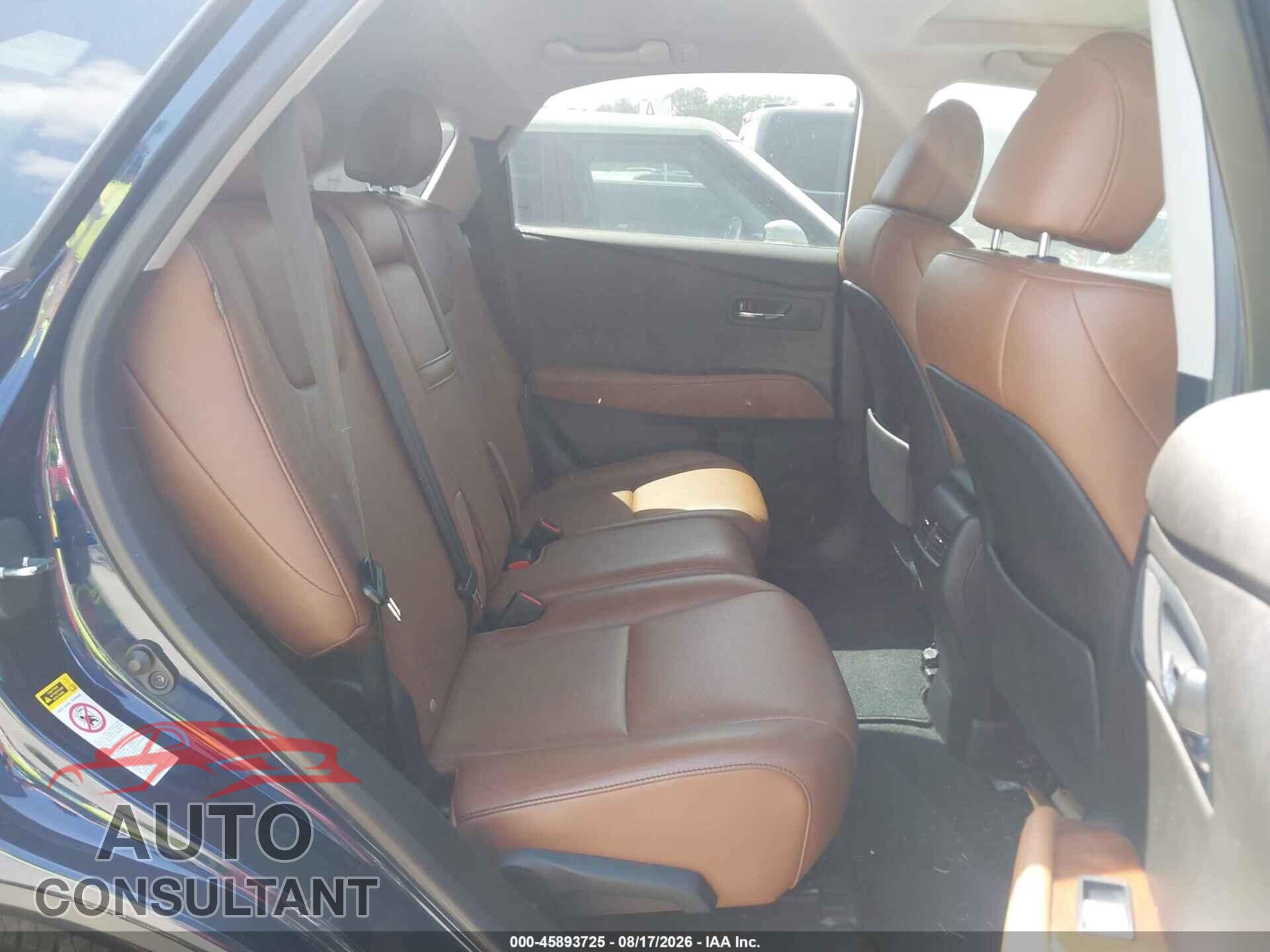 LEXUS RX 350 2015 - 2T2BK1BA4FC329051