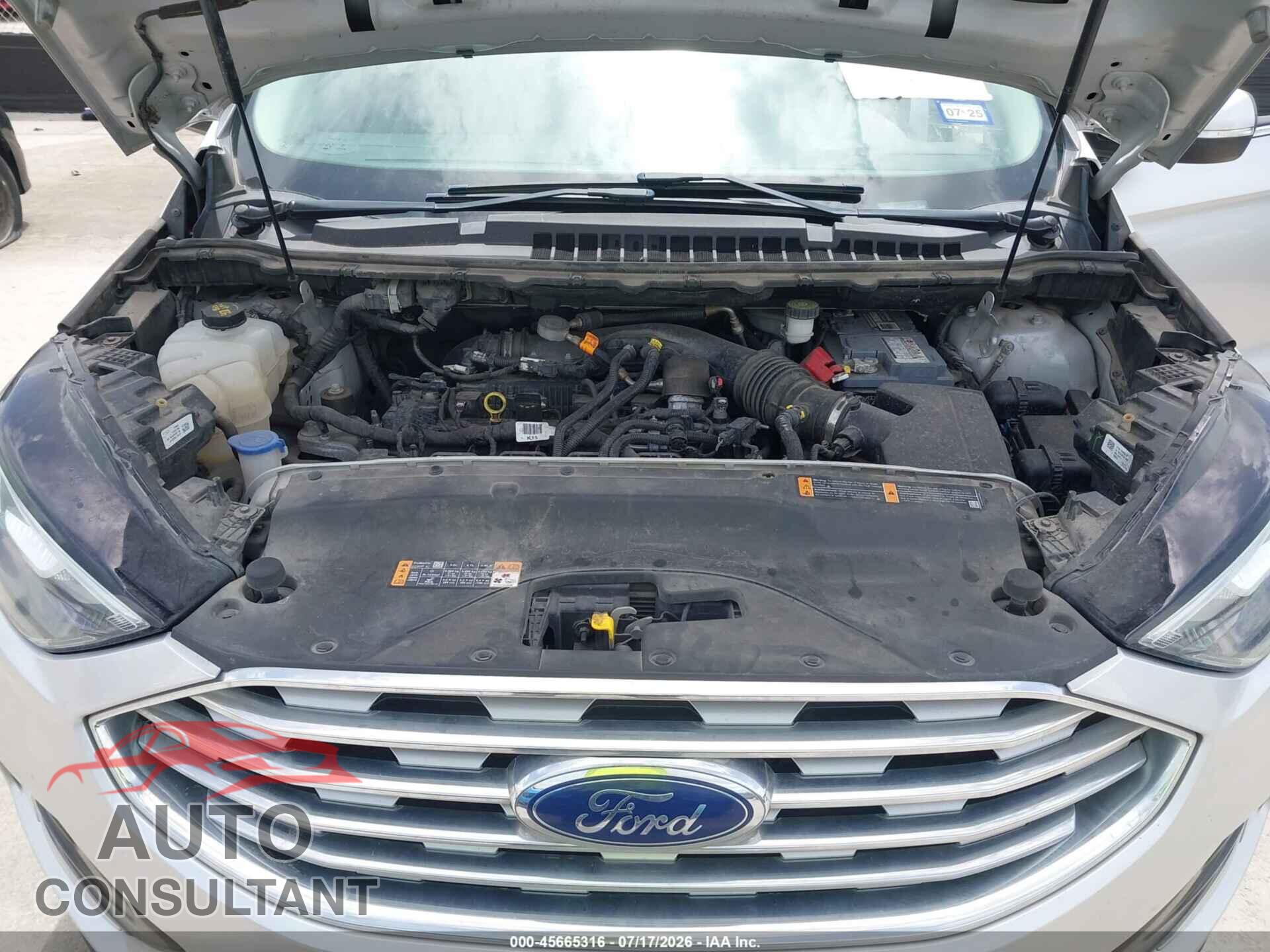 FORD EDGE 2019 - 2FMPK3J9XKBC19682